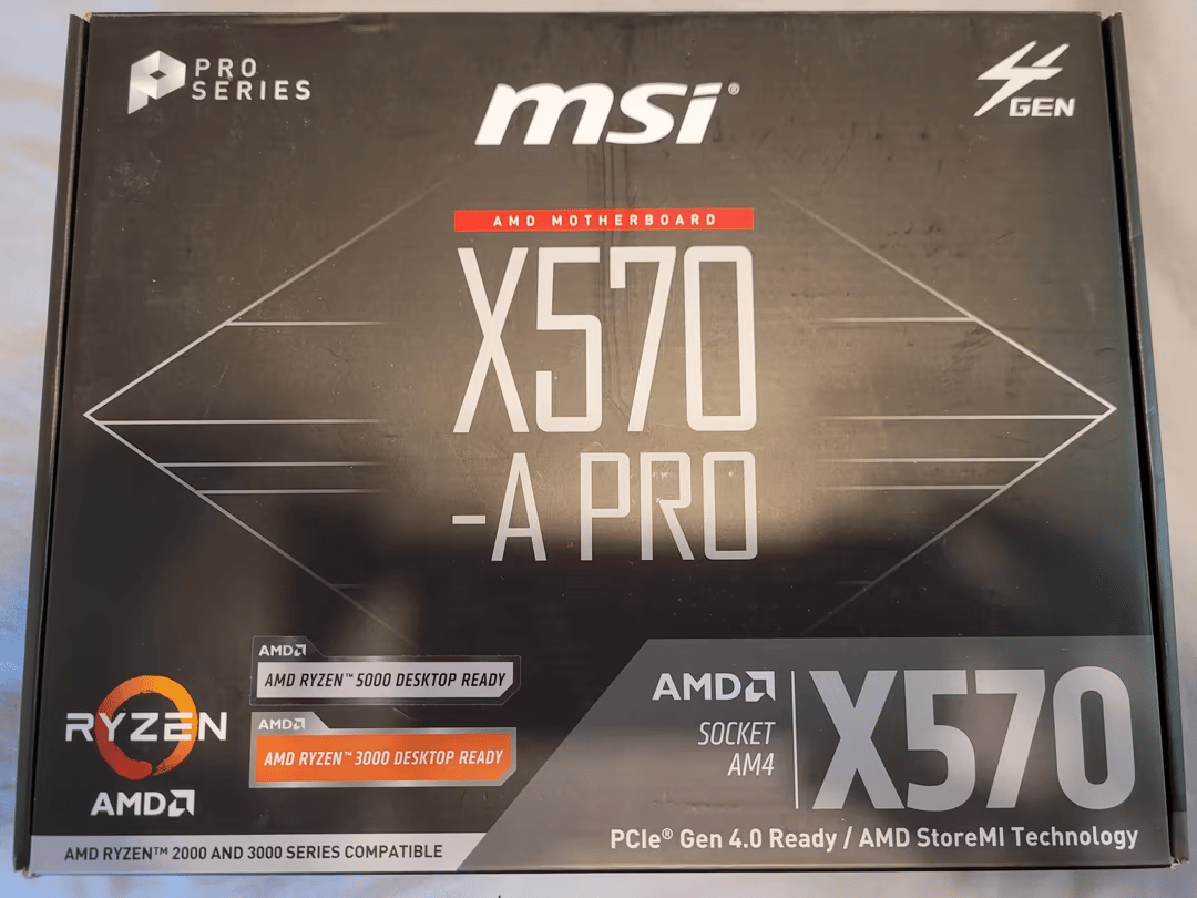 Barely Used! MSI X570-A Pro