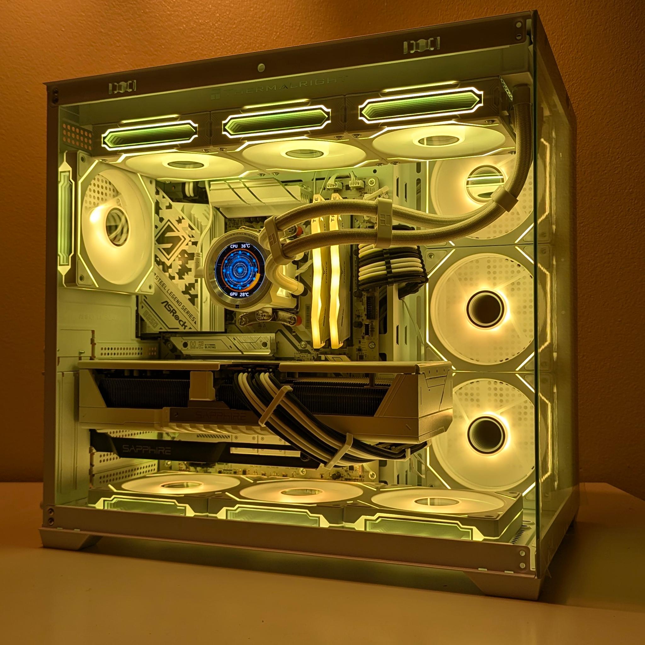 Copy of ⚡ High-End White Gaming PC | Ryzen 7 7800X3D |RX 9070XT 16GB| 32gb DDR5 | 2TB SSD| 360MM ...