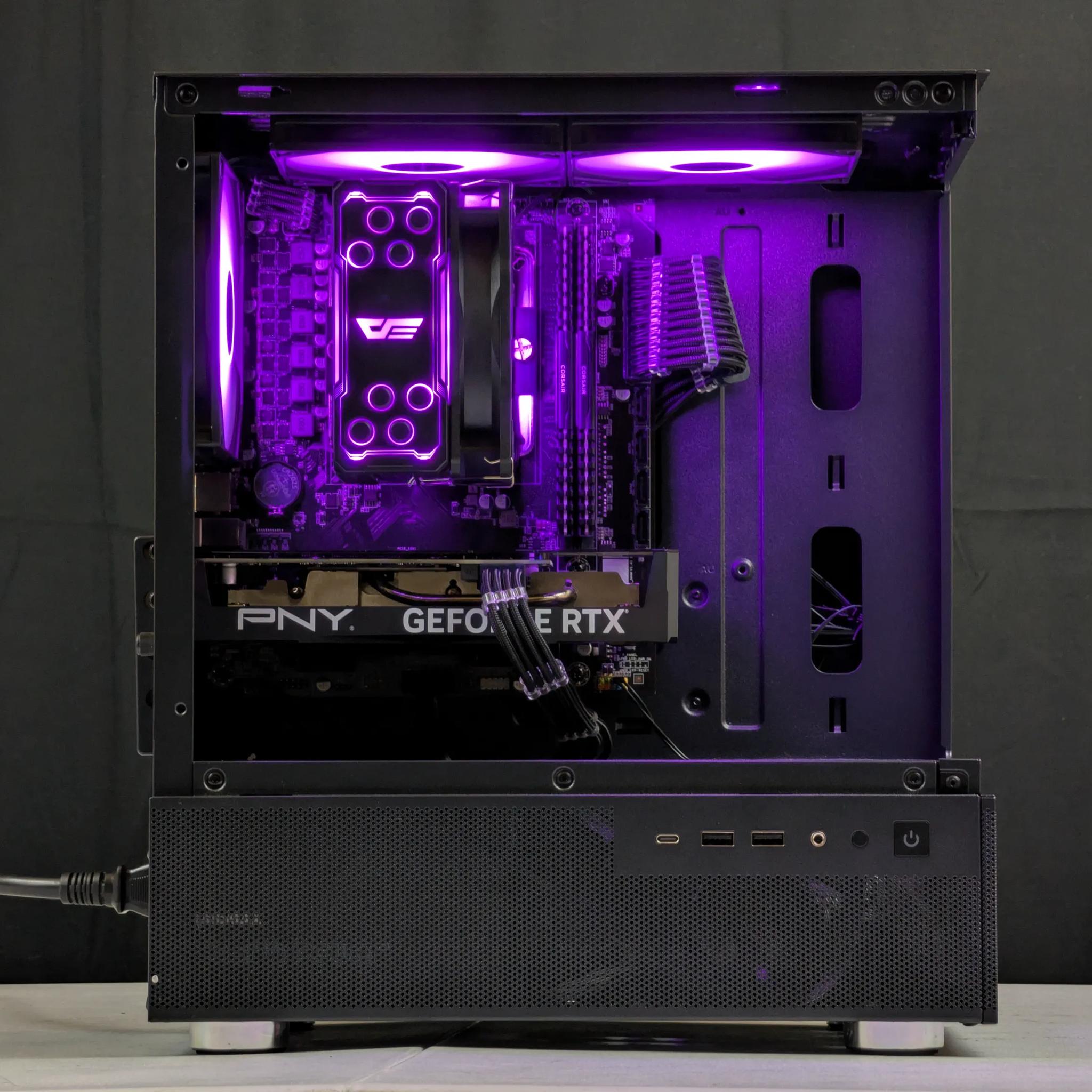 💜🖤 RTX 4060 / Ryzen 7 3700X / 32GB Gaming PC 🖤💜