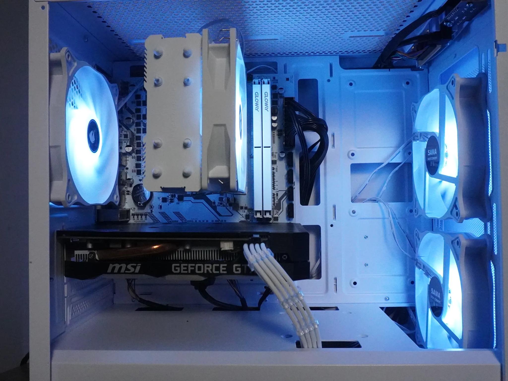 🤍ALL WHITE🤍 1080p GAMING MACHINE 💚GTX 1660 Super 🧡 Ryzen 5 2600x | 16GB | 1TB | WIFI
