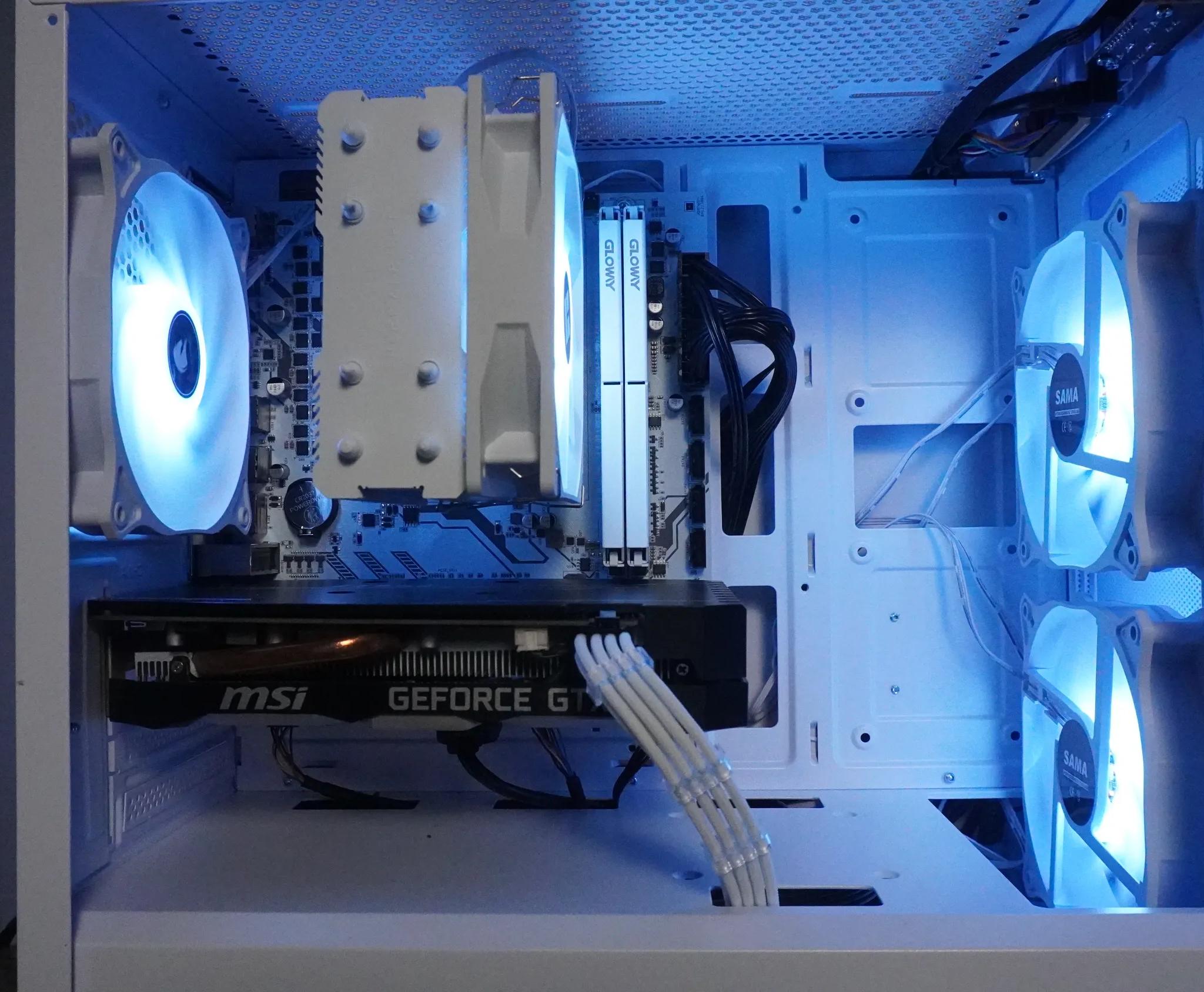 🤍ALL WHITE🤍 1080p GAMING MACHINE 💚GTX 1660 Super 🧡 Ryzen 5 2600x | 16GB | 1TB | WIFI