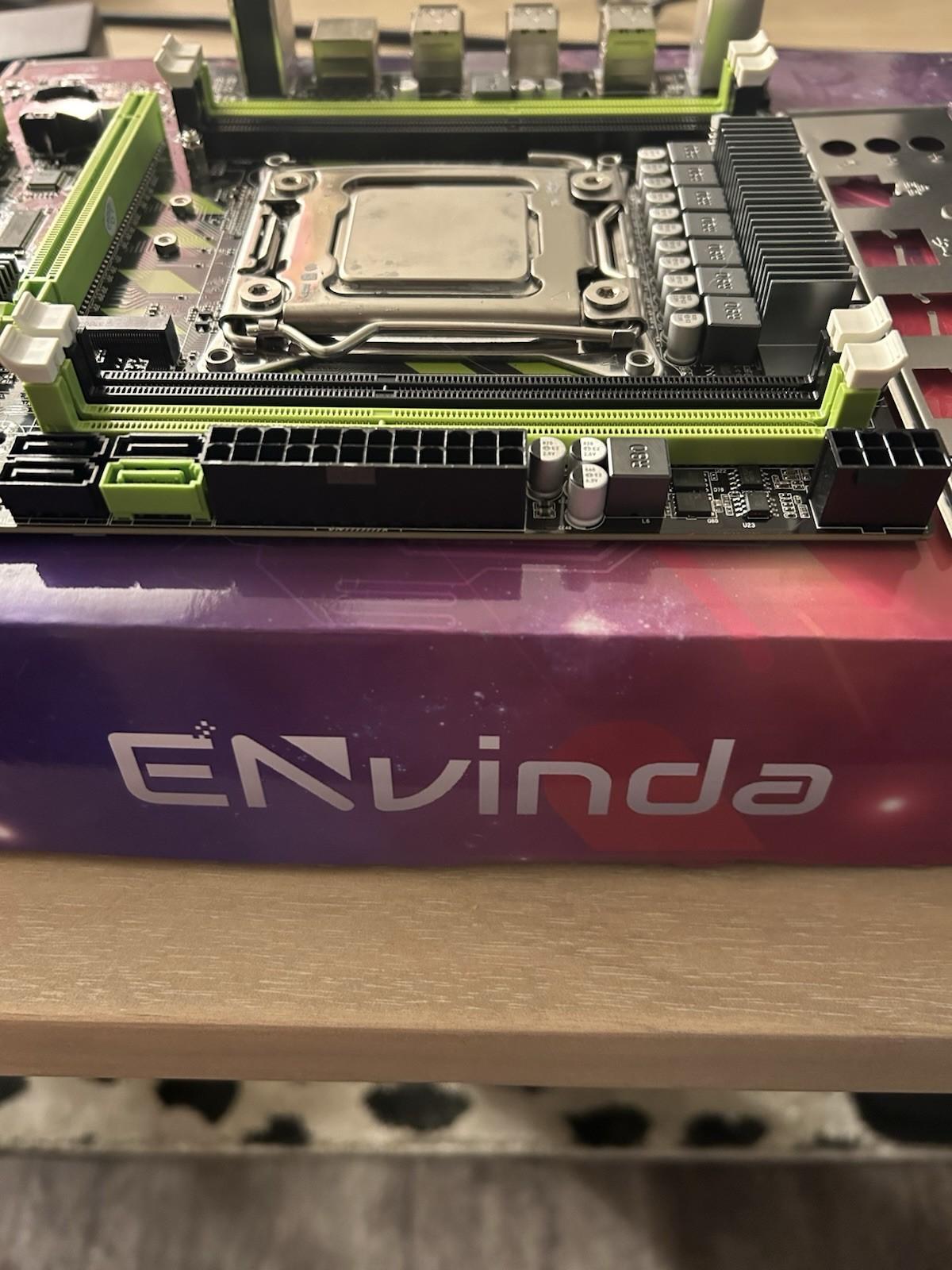 ENVINDA X79 Motherboard LGA 2011-REG DDR3 Memory & ECC w/Xeon 2667v2 CPU Combo