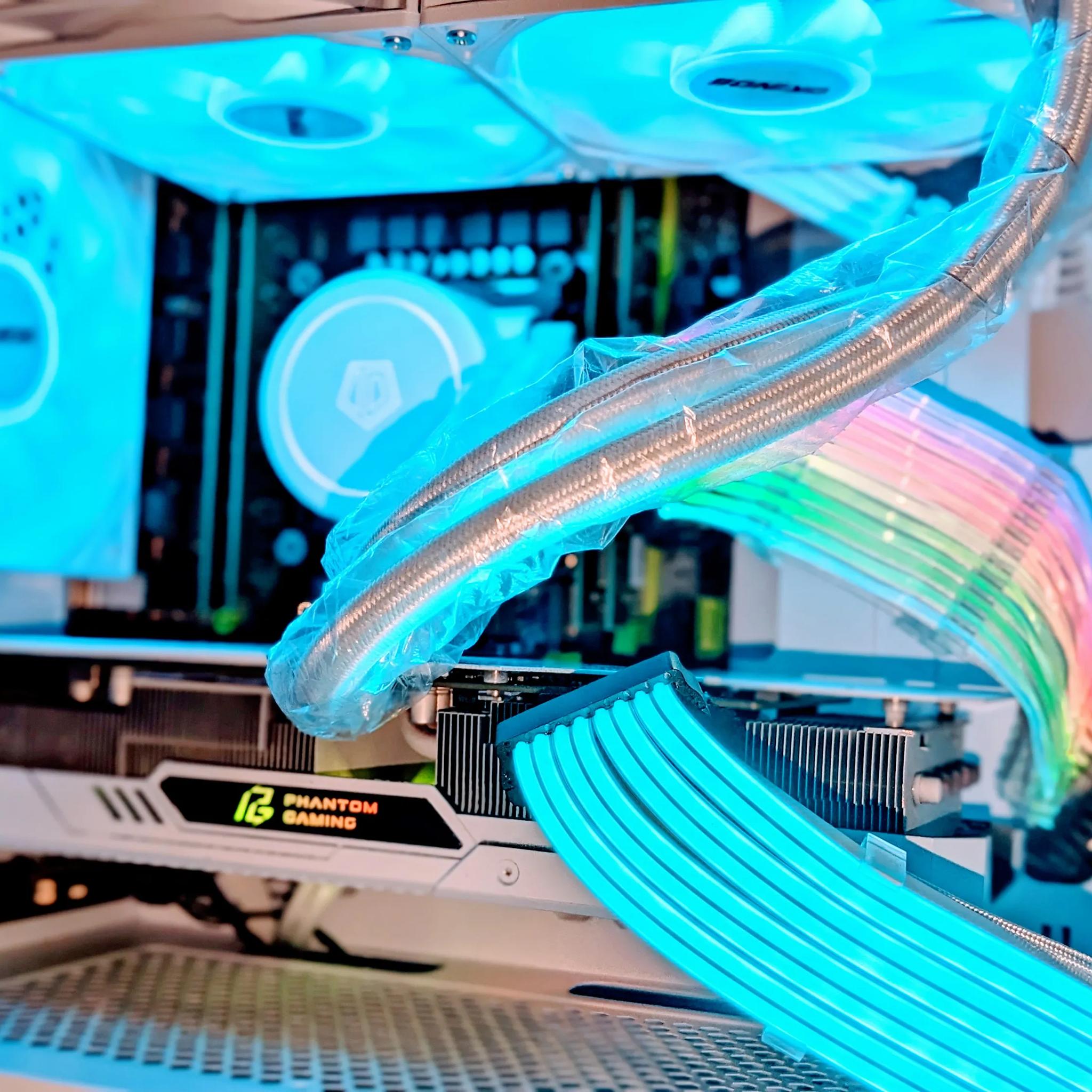 ️ ファントム⚪👻 RX 5700XT 8GB👻32GB DDR4👻 1TB NVMe👻Intel 14-cores 28-threads👻Windows 11 Pro(Activated)