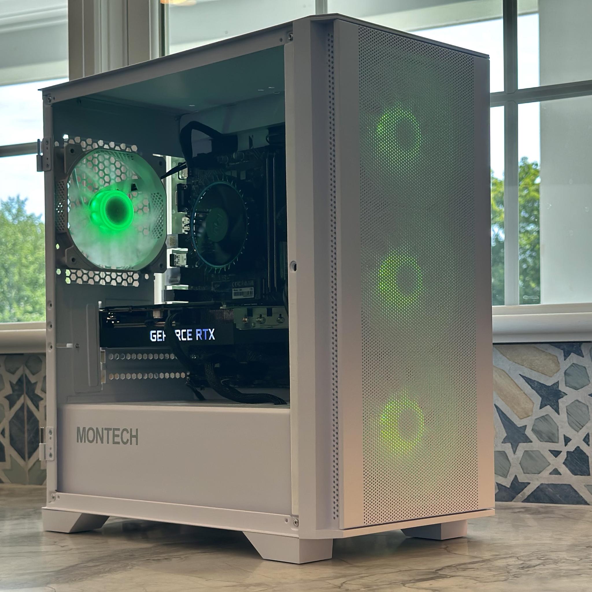 1440p Ready! GeForce RTX 3060 Ti, i5-12400F, White ARGB Custom Gaming PC