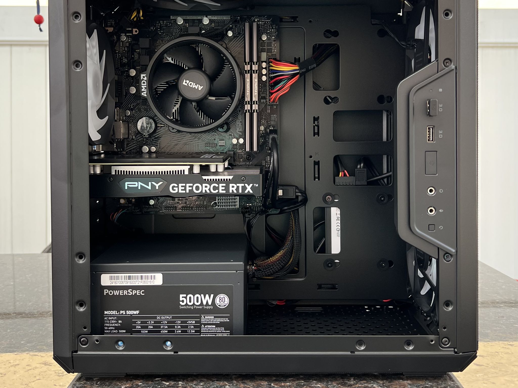 Budget Ryzen 5 4500 0.75 TB  SSD NVME 32 GB DDR4 RTX 3050 6 GB - All new parts!