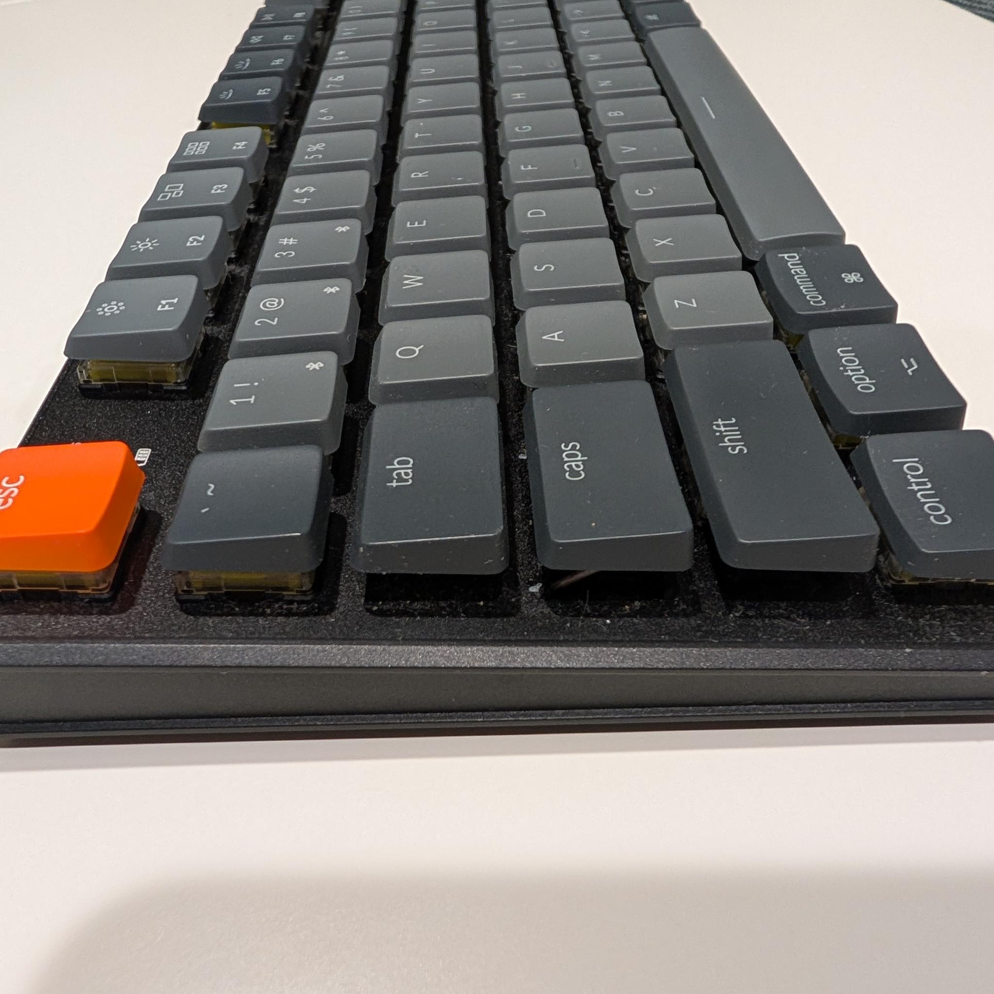 Keychron K1 Bluetooth Mechanical Keyboard Ultra-Slim Tenkeyless Optical Banana Switches