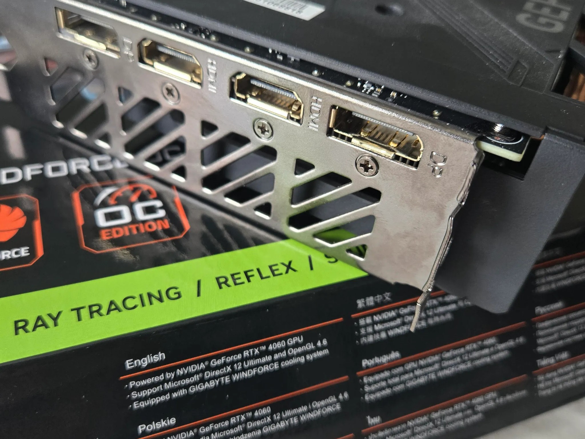 GPU: 4060 for sale.  Only lightly used (less than a year old).