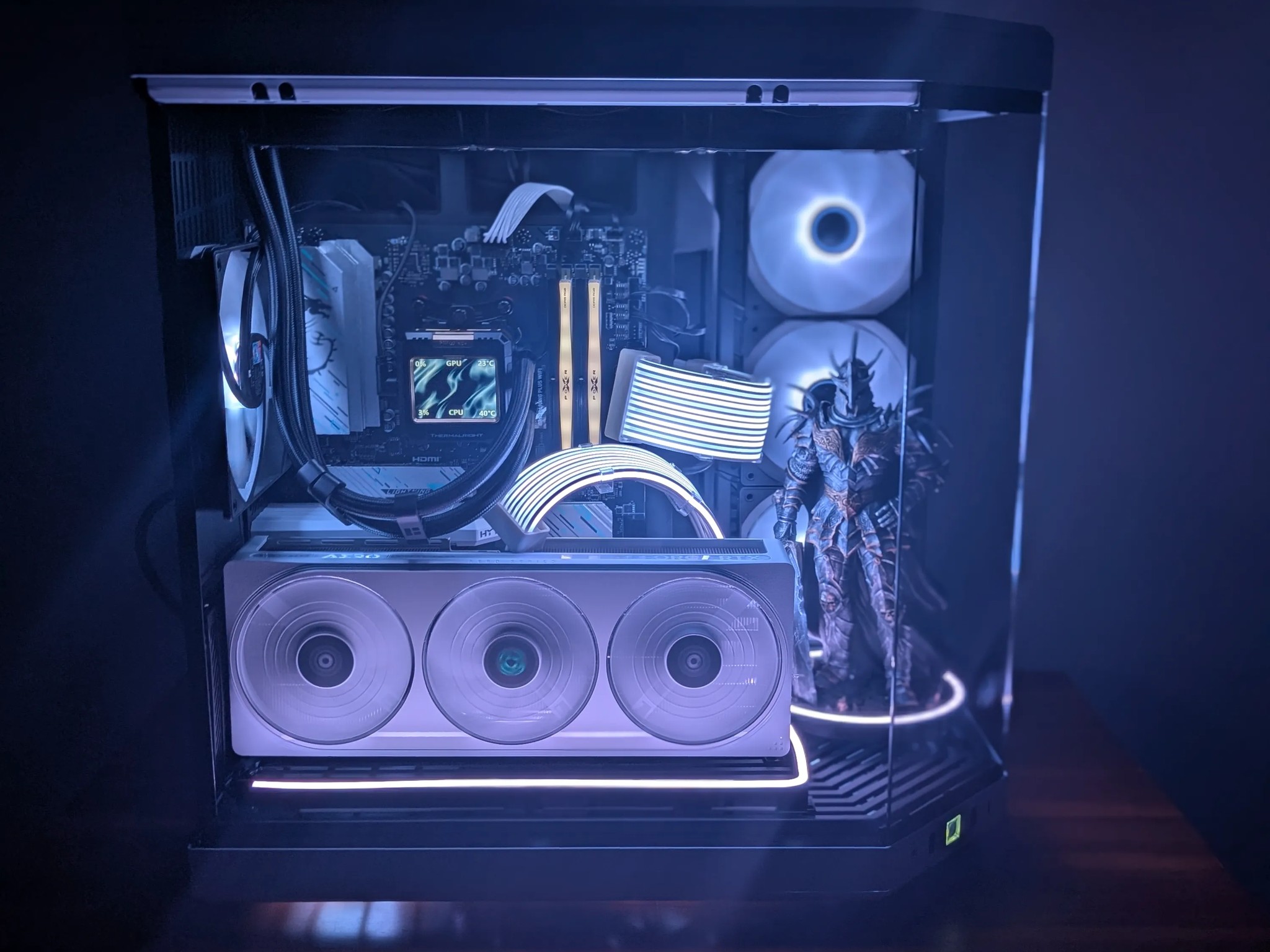 Death Knight Gaming PC - Hyte Y70 - Nvidia 5070 + Ryzen 9600X (excluding figurine)