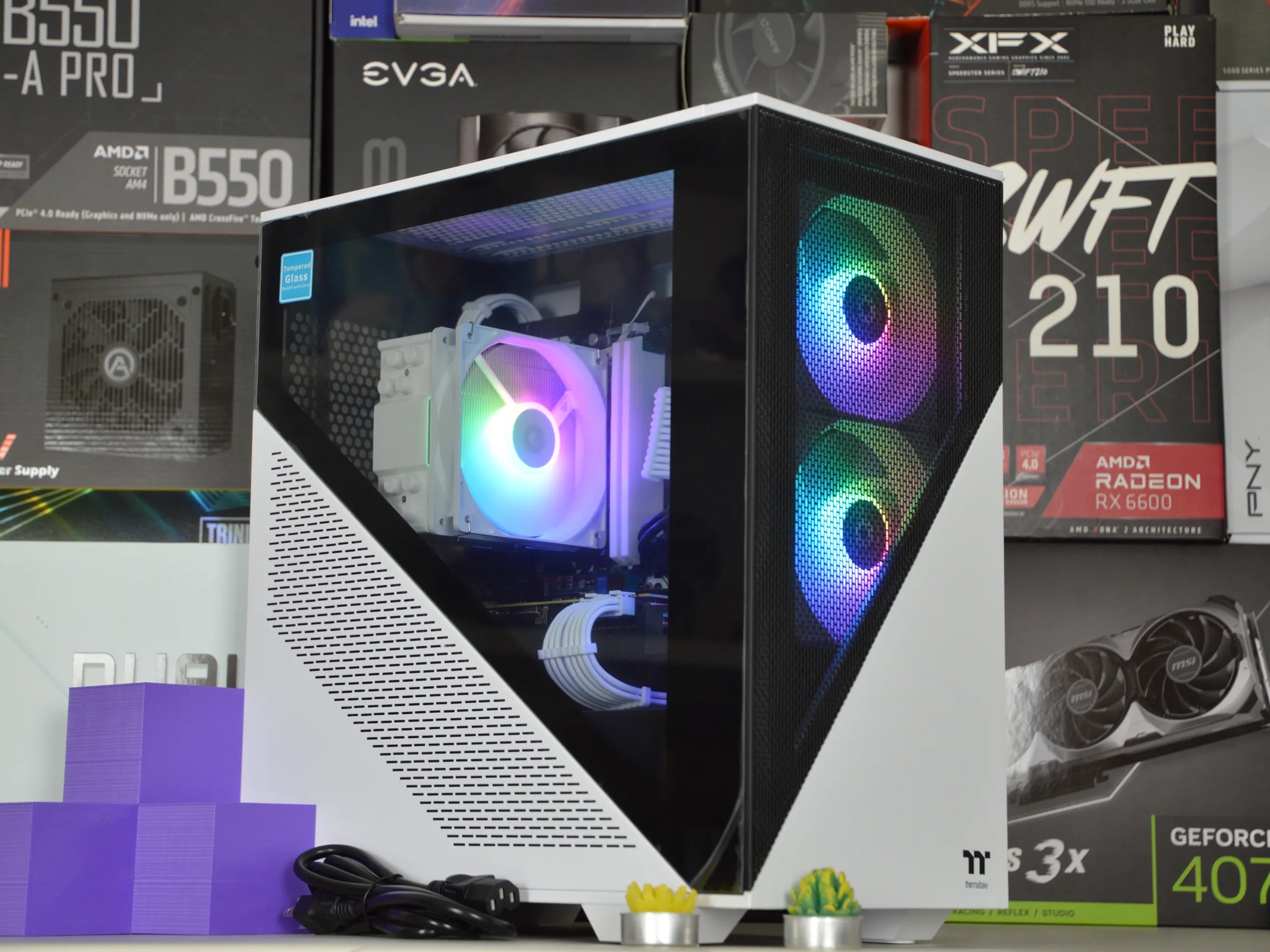 ⚪⚫| RTX 2080 8GB | RYZEN 5 5500 | 32GB DDR4 RAM | 1TB NVME SSD | The Divider |