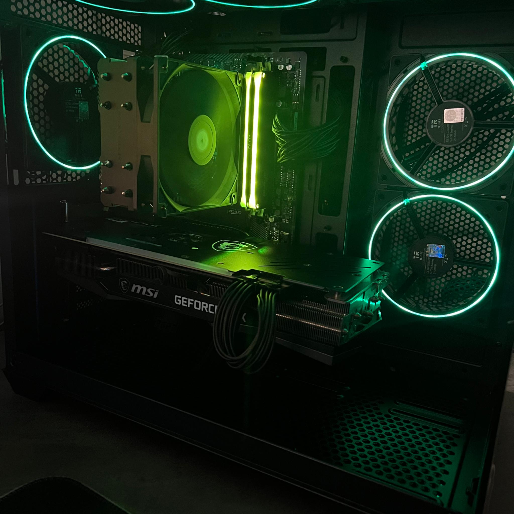RYZEN 7 3700X + 3070 TI All Black Micro-ATX Custom Gaming PC