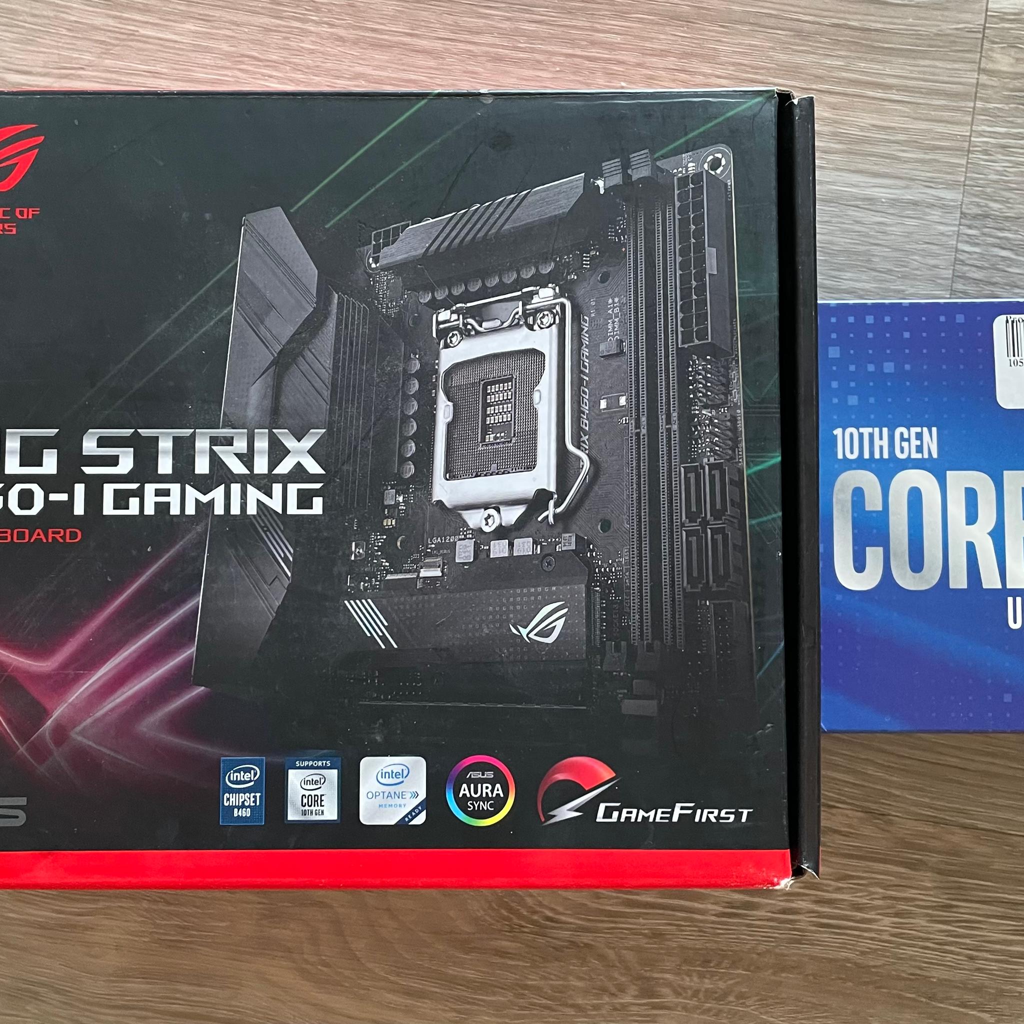 ROG Strix B460-I Motherboard and Intel I5 10600k combo