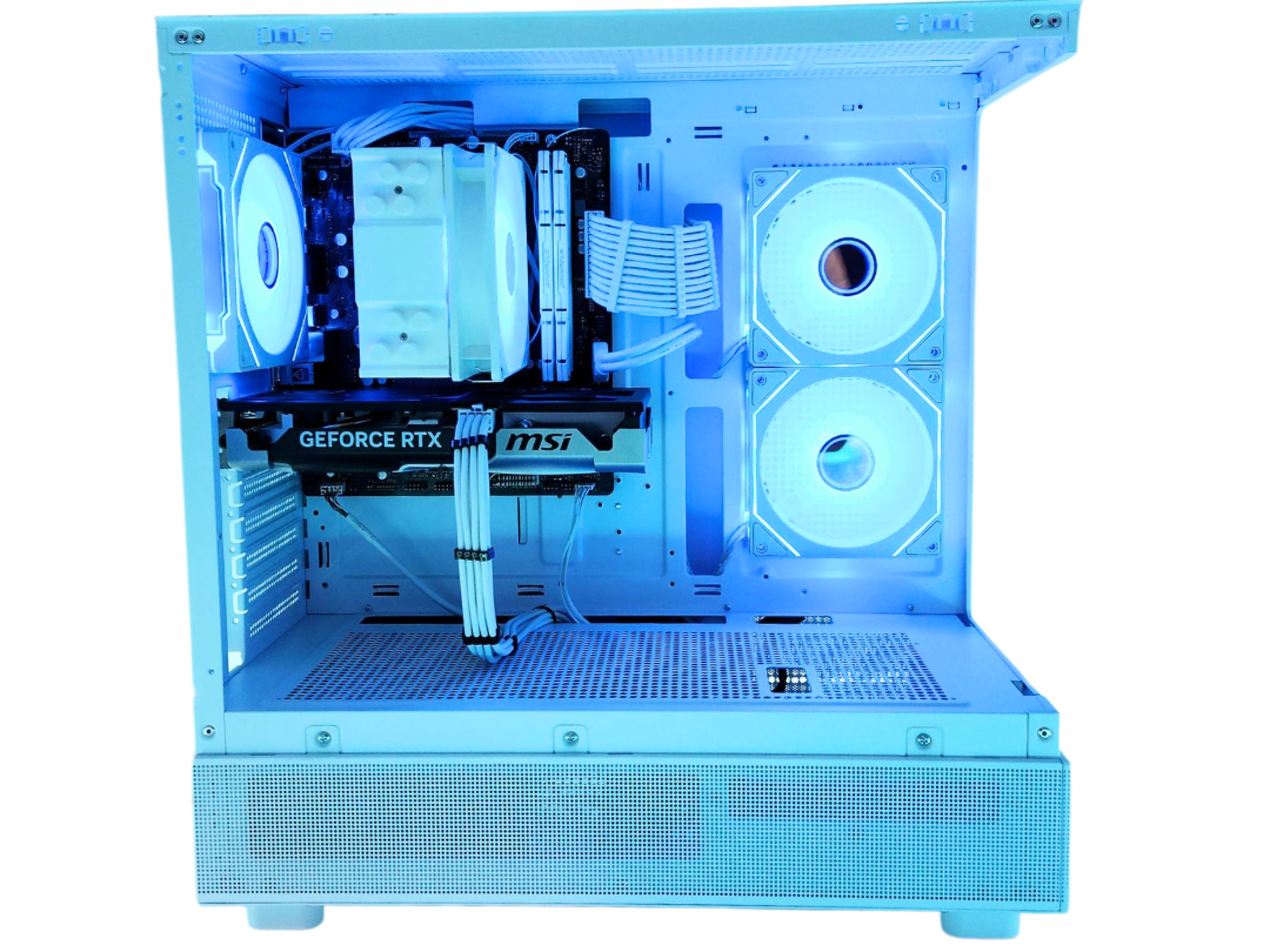 🥷Katana🗡: RTX 5060 TI | Ryzen 5800XT | 32GB DDR4 RAM | 1TB SSD | 4 RGB Fans | White Gaming PC