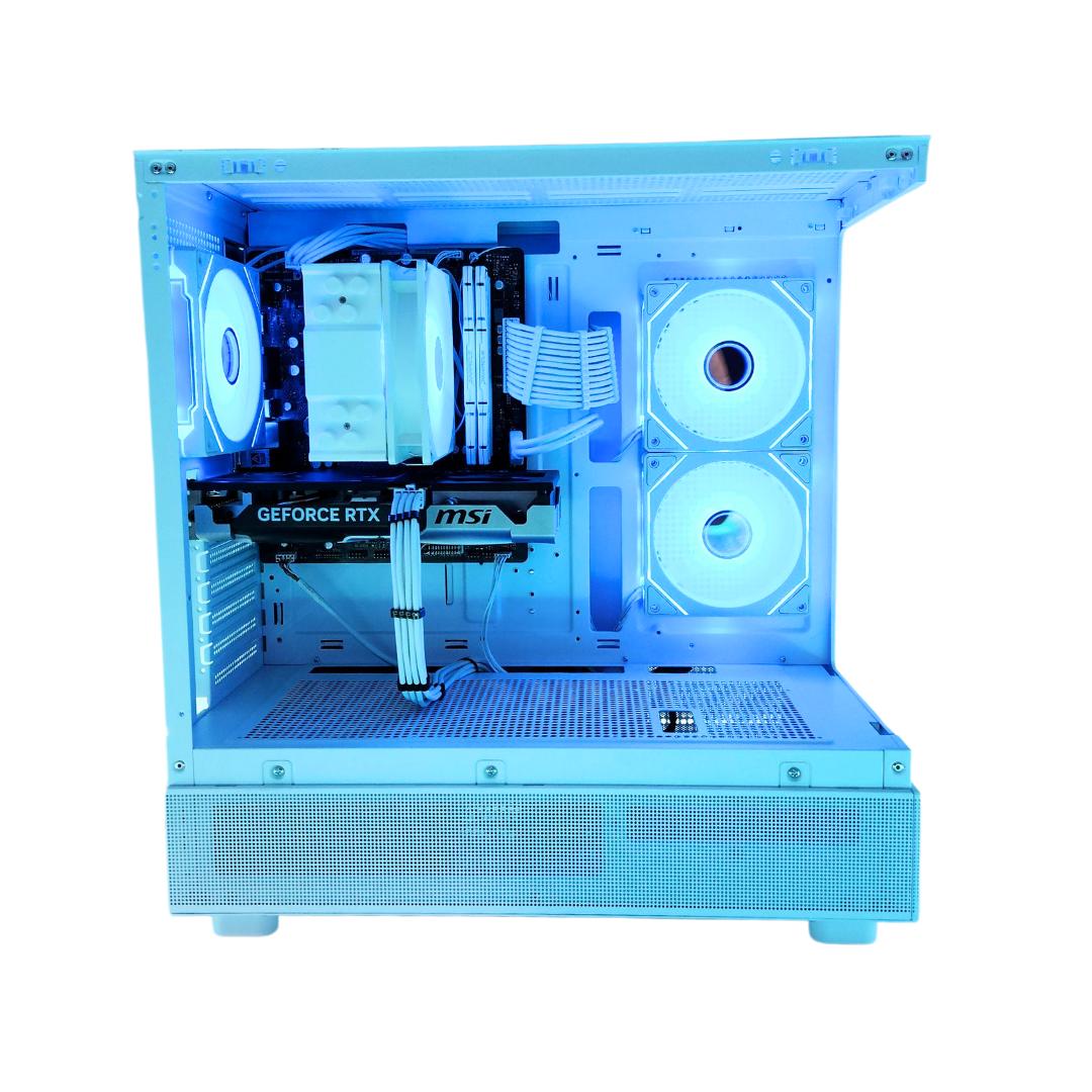 🥷Katana🗡: RTX 5060 TI | Ryzen 5800XT | 32GB DDR4 RAM | 1TB SSD | 4 RGB Fans | White Gaming PC