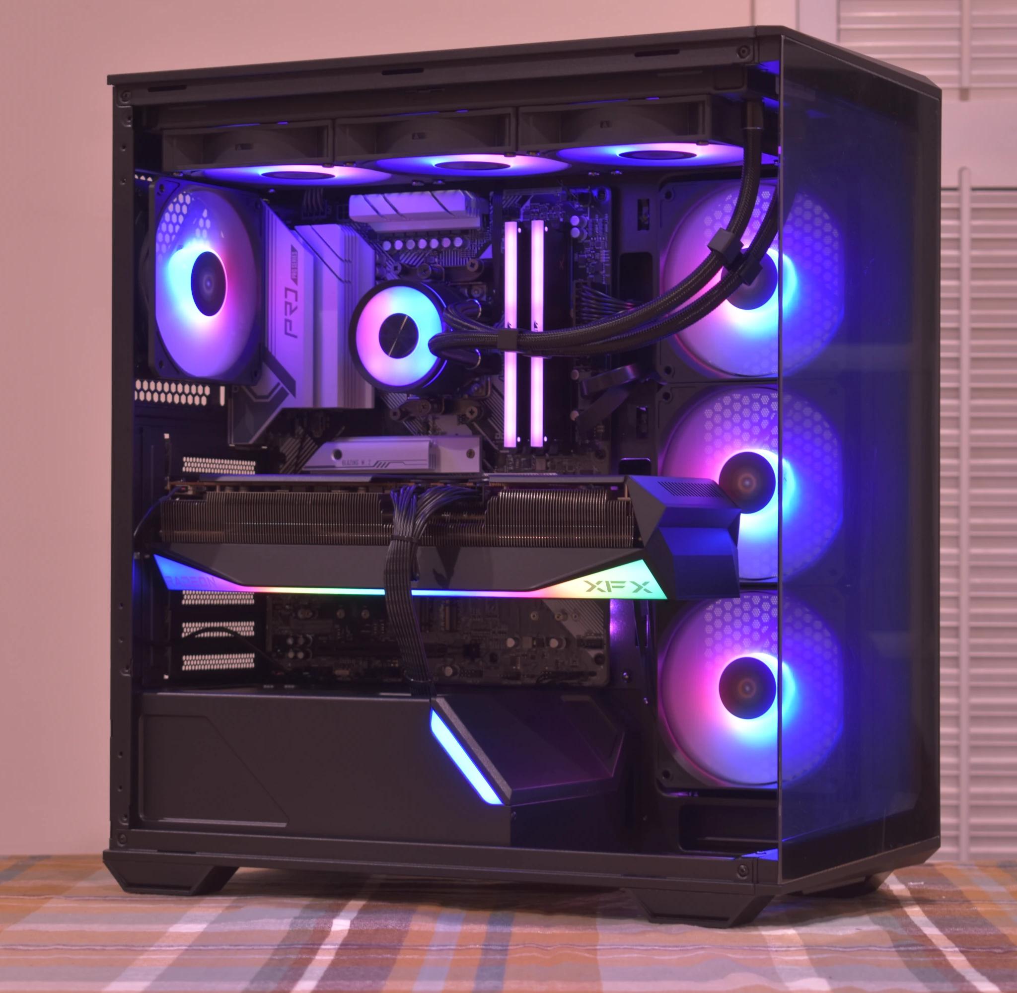 🚀Performance Gamer🚀 Ryzen 5 9600X | AMD RX 9070XT 16GB | 32GB DDR5 | 2TB nVME SSD | Black RGB+Wifi