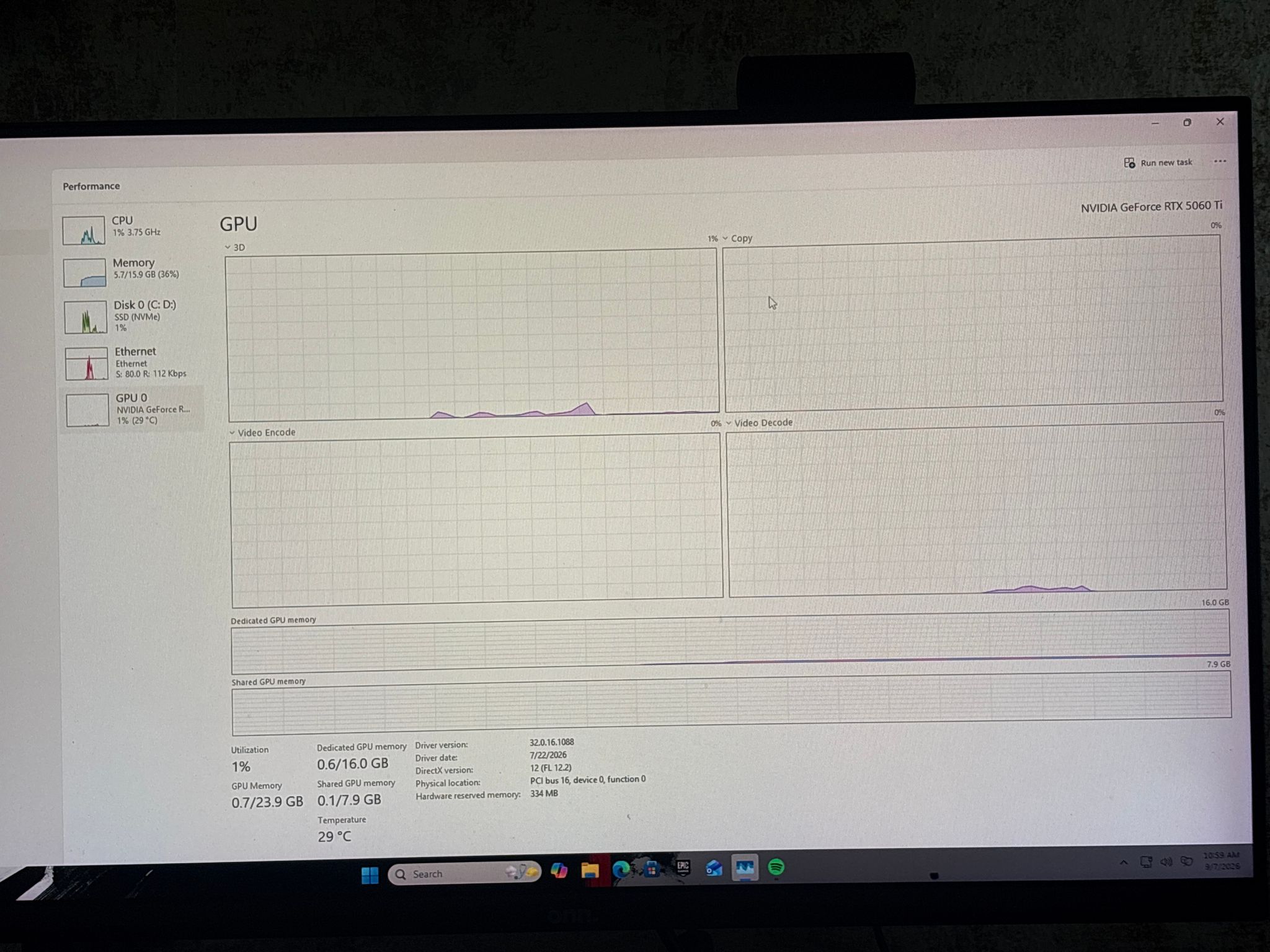 GeForce RTX 5060 Ti 16GB Custom Gaming PC - Ryzen 5 5500, 16GB RAM