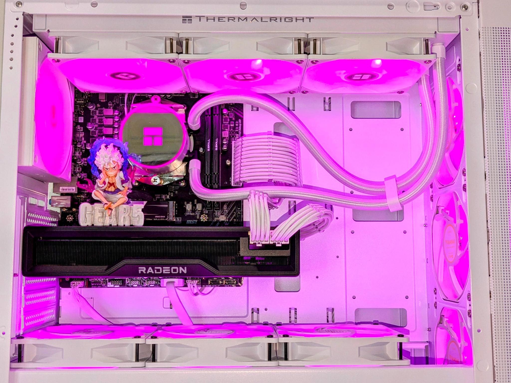 Luffy D "Gear AM/5" Build🔥⚪️Ryzen 7 7700⚪️RX 6950XT⚪️32GB RAM⚪️1TB NVMe⚪️Windows 11 Prof.