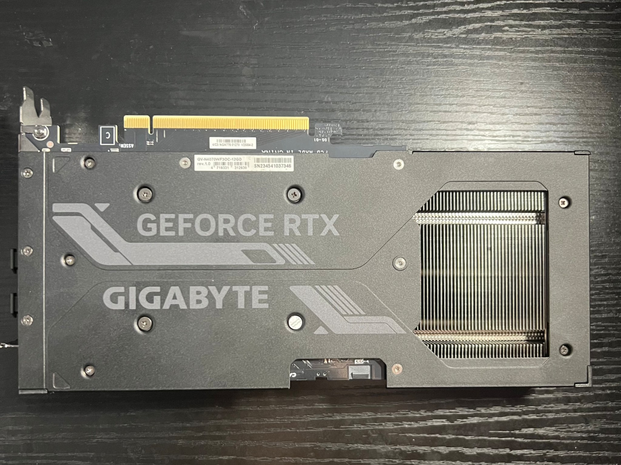 Gigabyte NVIDIA RTX 4070 3X Windforce OC 12gb