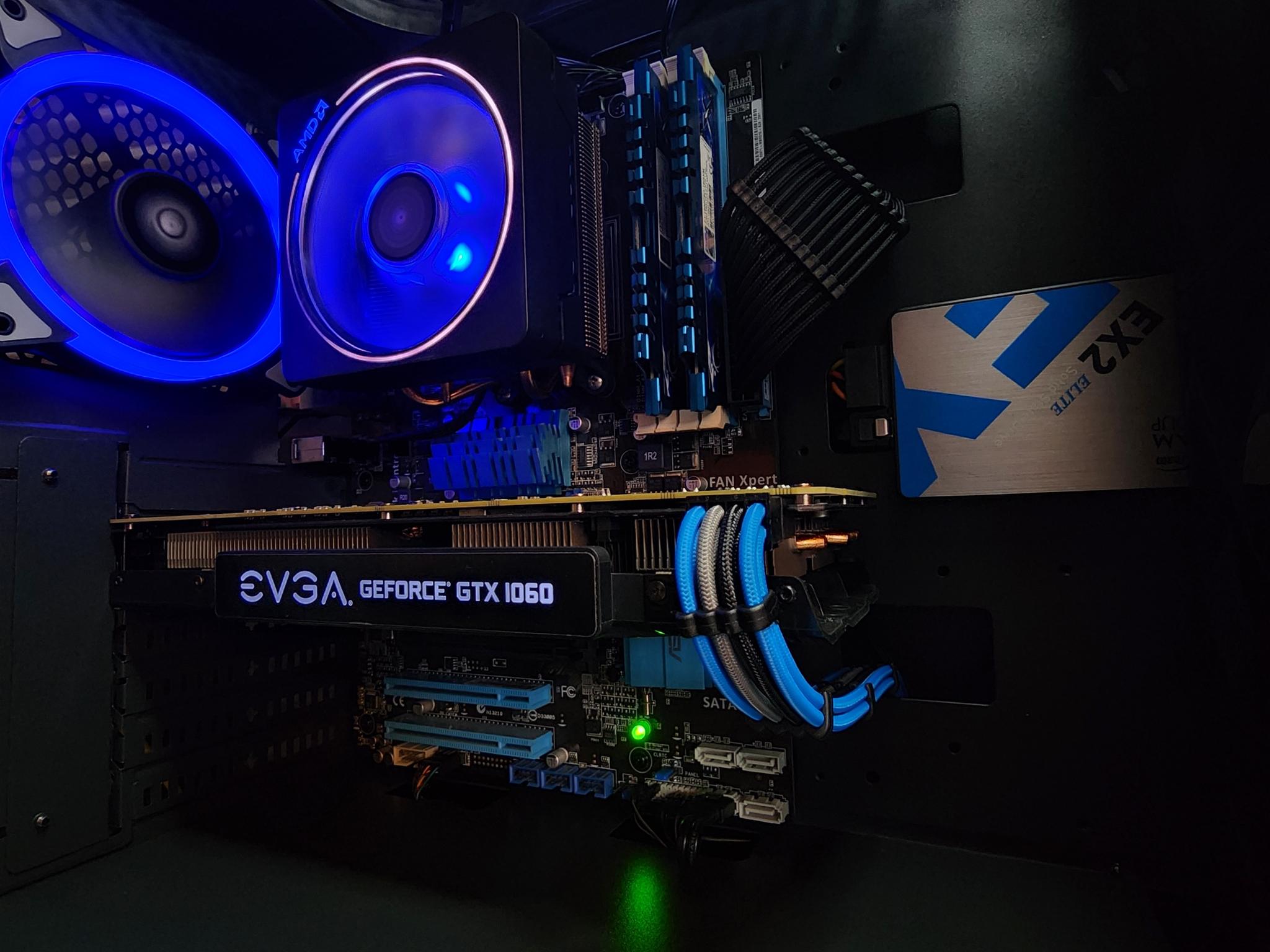 🖤💙🖤 EVGA GTX 1060 // AMD FX 8320 // GSkill 8GB 1600MHz