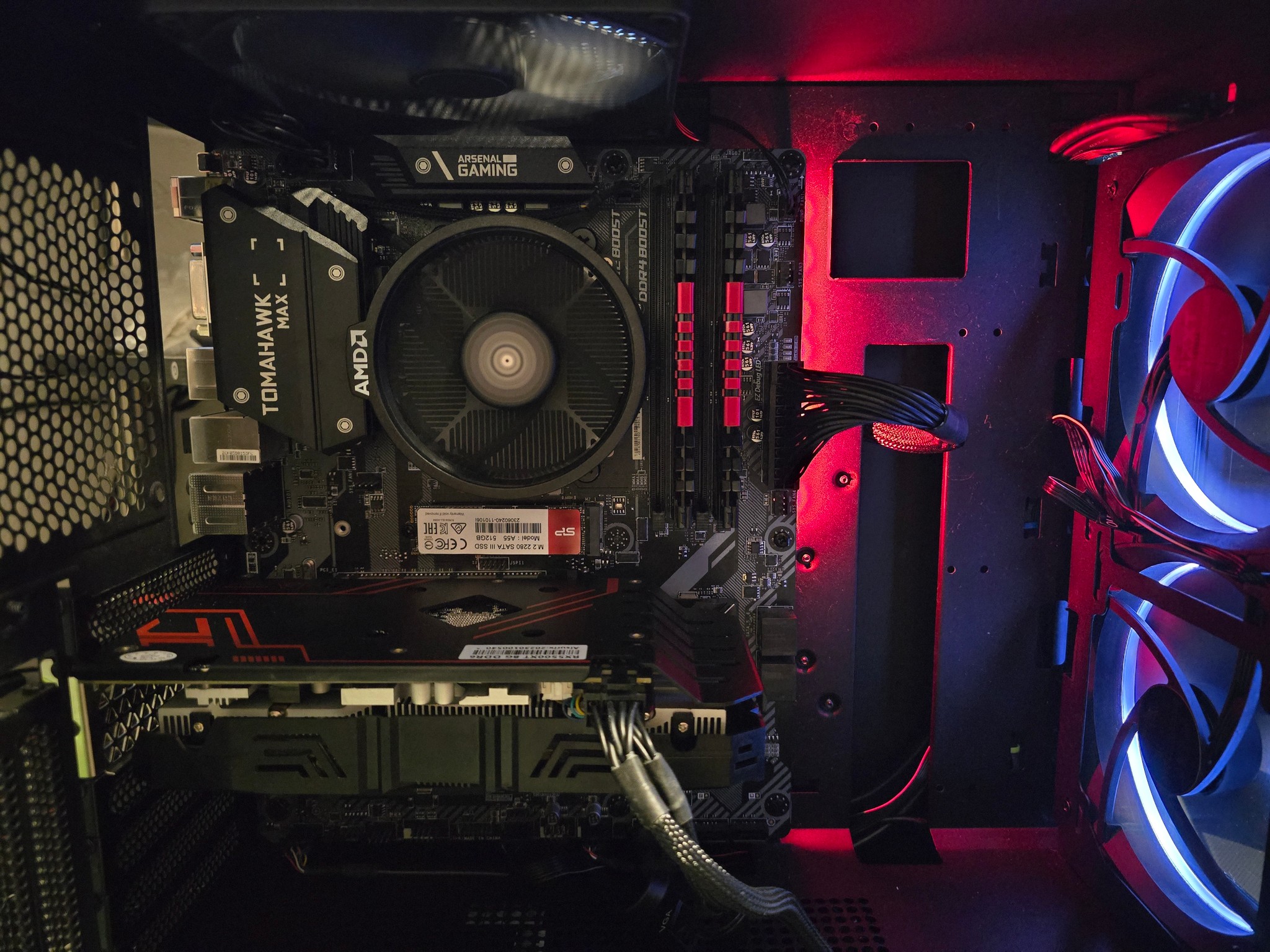 Custom Gaming PC Build AMD 3600, Rx 5500xt 8gb,  16gb DDR4 512GB SSD Win 11