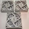 Lian Li UNI FAN TL LCD Reverse Blade 120mm Fans - 3 Pack White