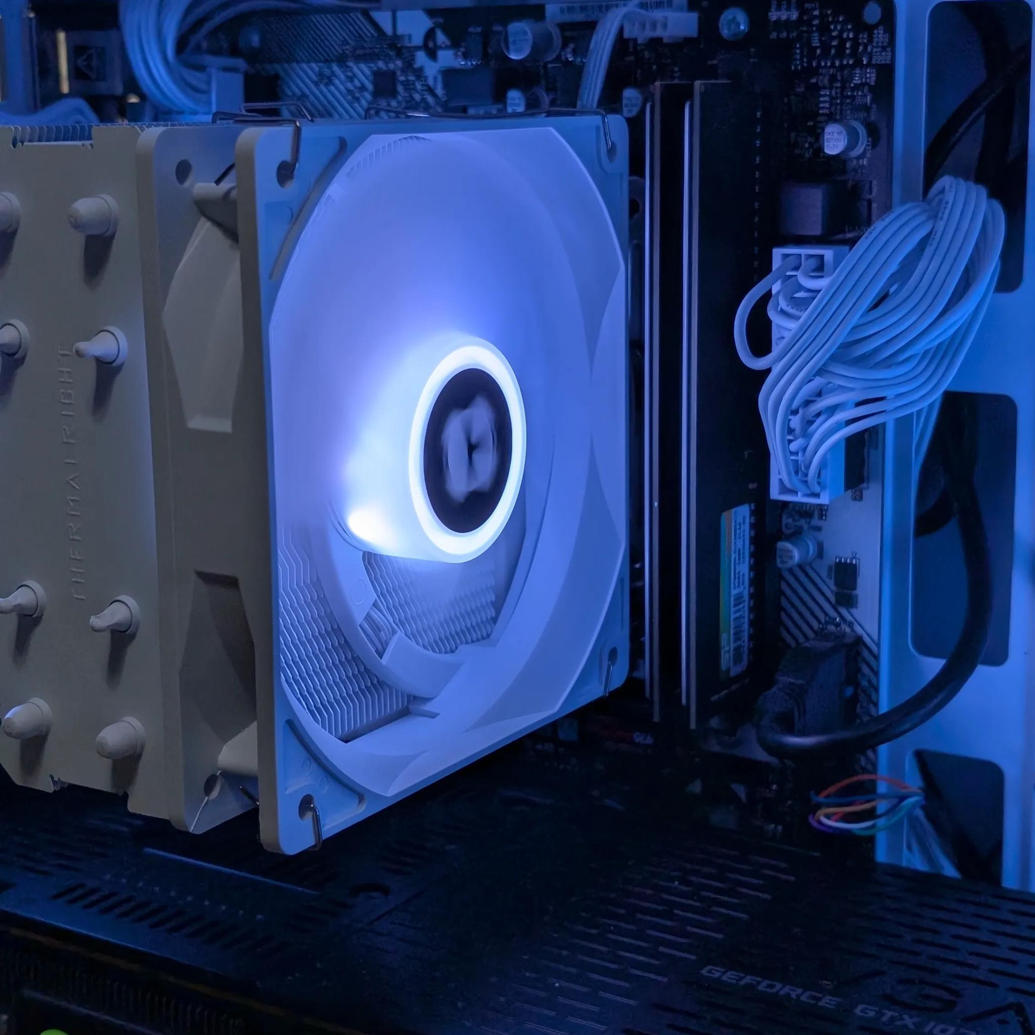 GTX 1070 Ti , Ryzen 3600, 16GB DDR4, 500 GB NVMe SSD, WiFi - White Budget Gaming PC