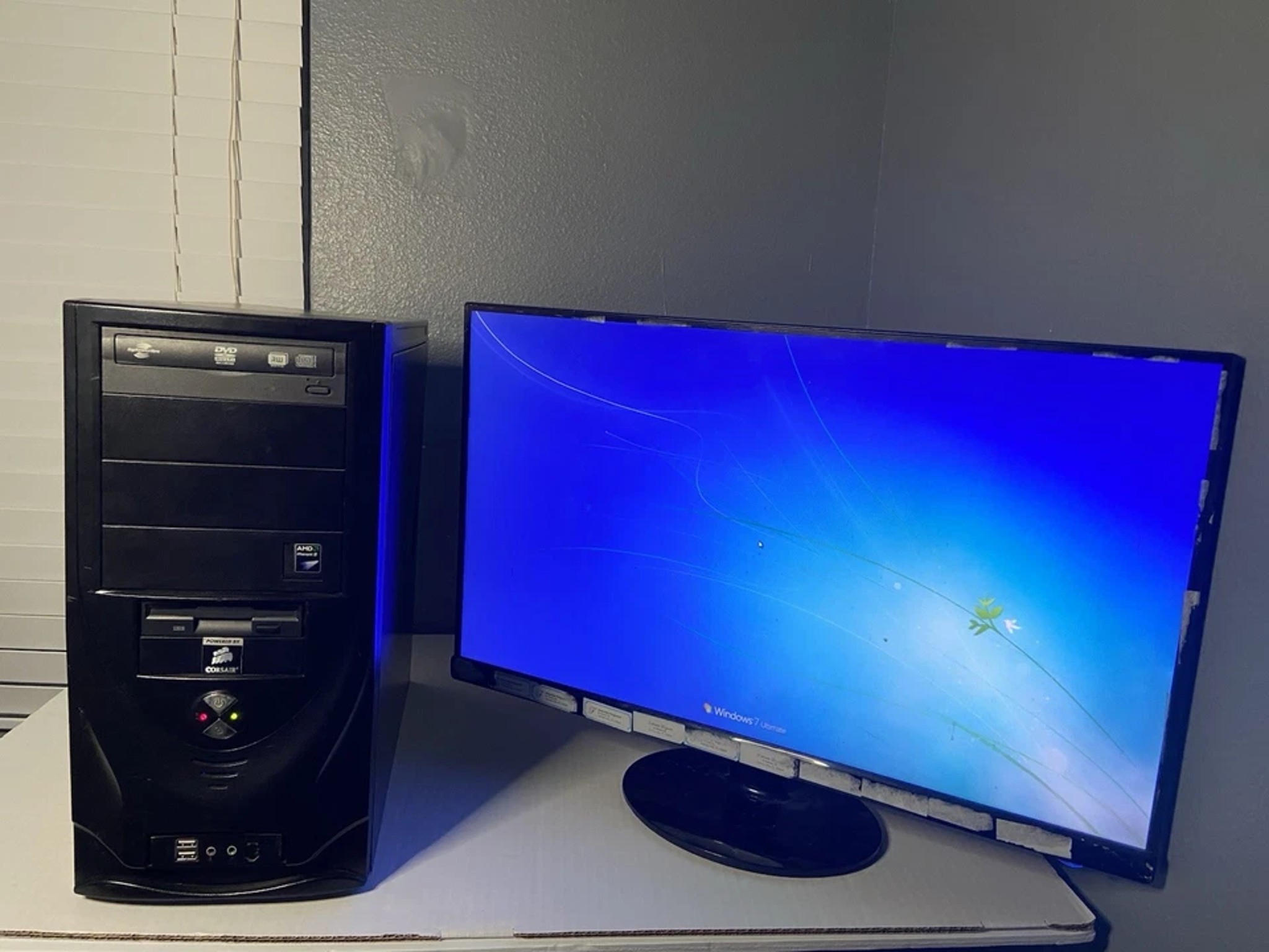 T-Series Retro Gaming PC AMD Athlon II X2 255 3.10GHz 8GB Ram 465GB HDD Window 7