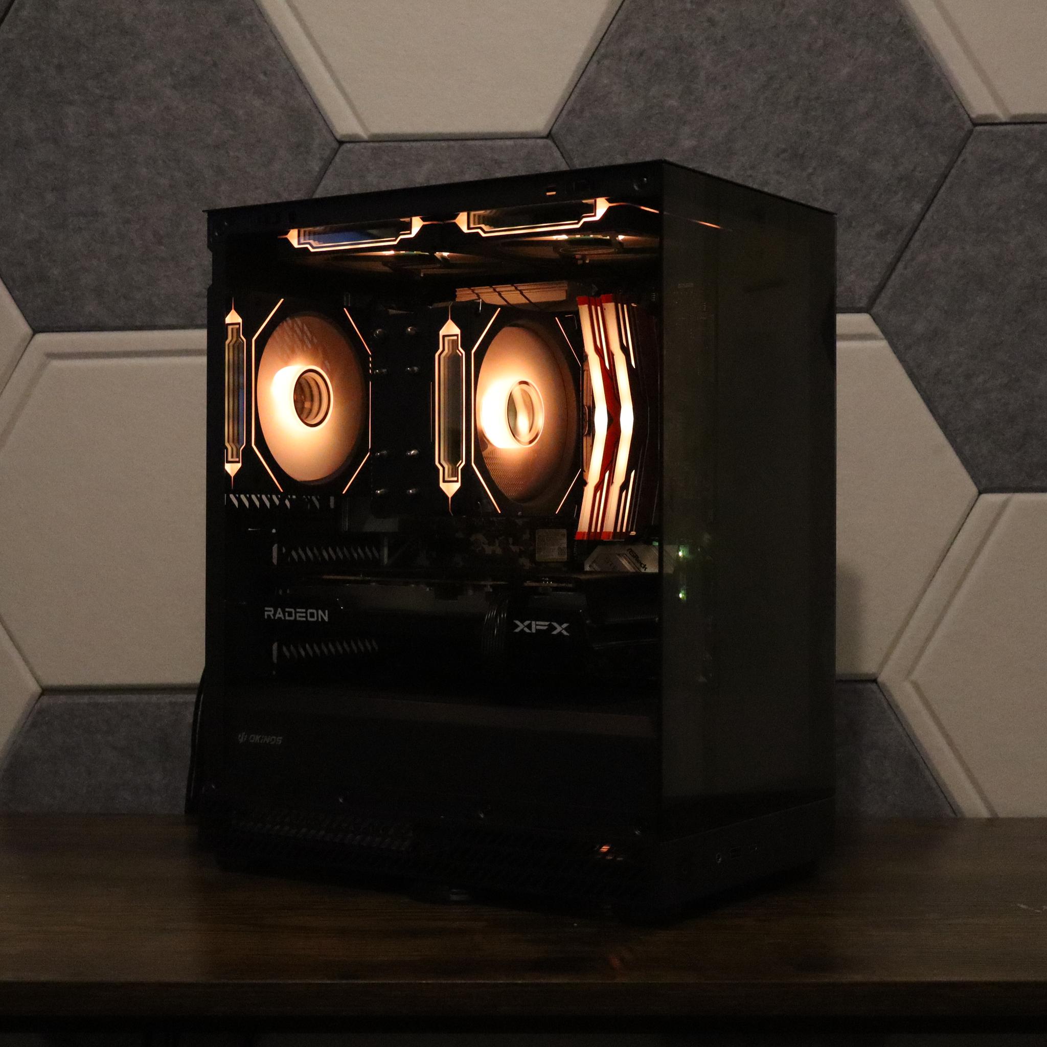 Radeon RX 6650 XT Custom Gaming PC - Ryzen 5 5600X, 16GB RAM, 512GB NVMe SSD - Windows 11 + wifi