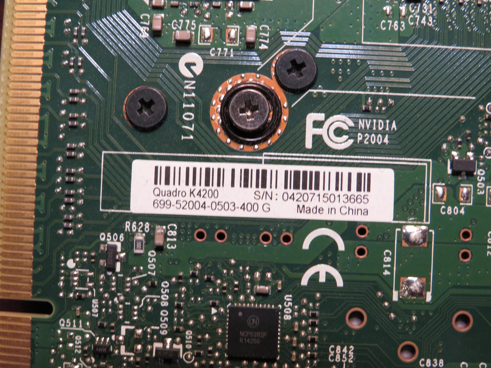 SALE! NVIDIA Quadro K4200 workstation GPU