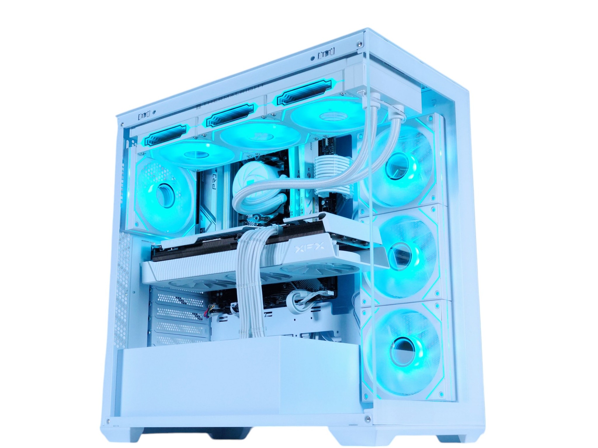 ☆Polaris❄️Liquid Cooled Gaming PC❄️AMD RX 7800 XT 16GB❄️AMD Ryzen 7 8700F❄️32GB DDR5❄️1TB SSD