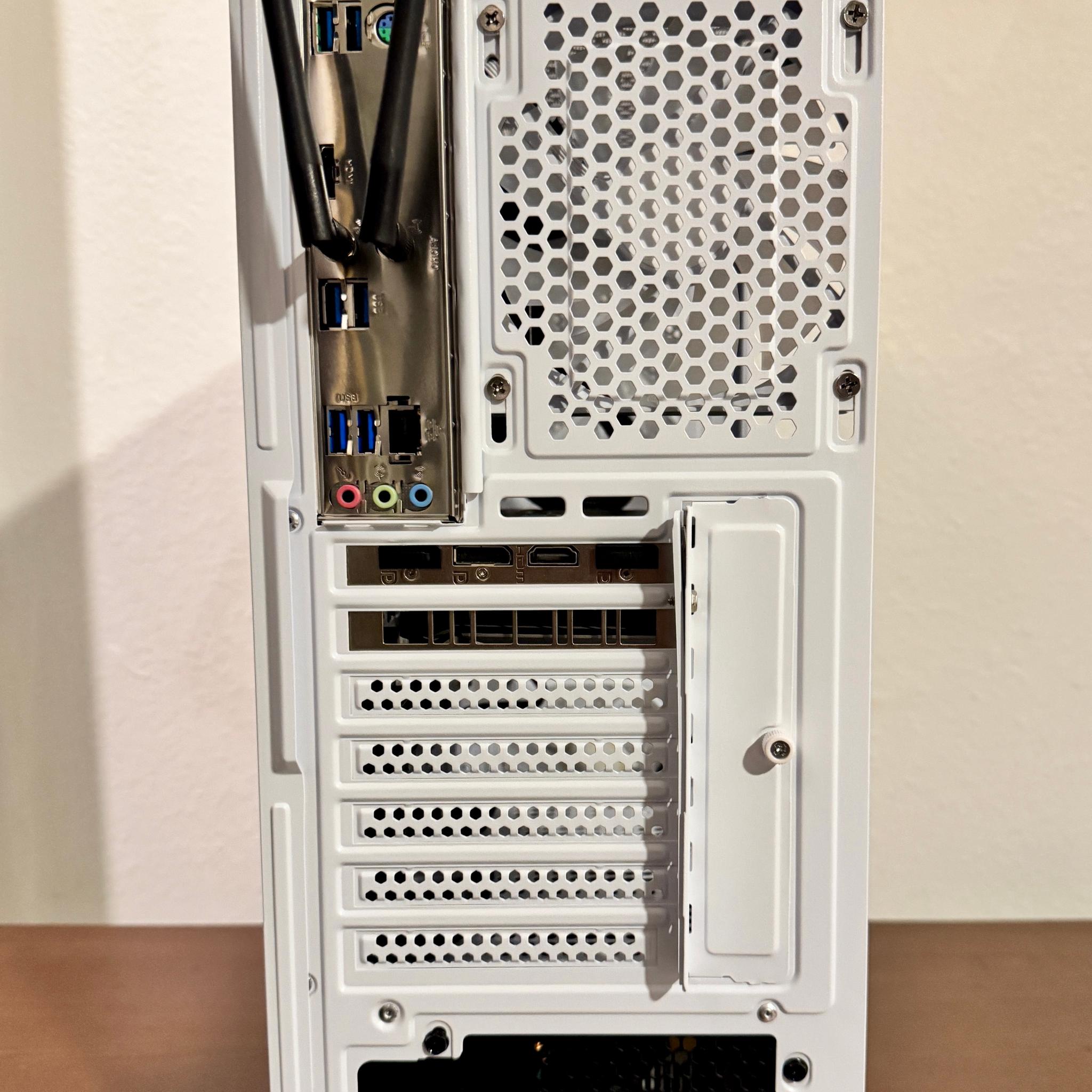 ❄️🎮 White RGB Gaming PC | Ryzen 5 5500 + GTX 1660