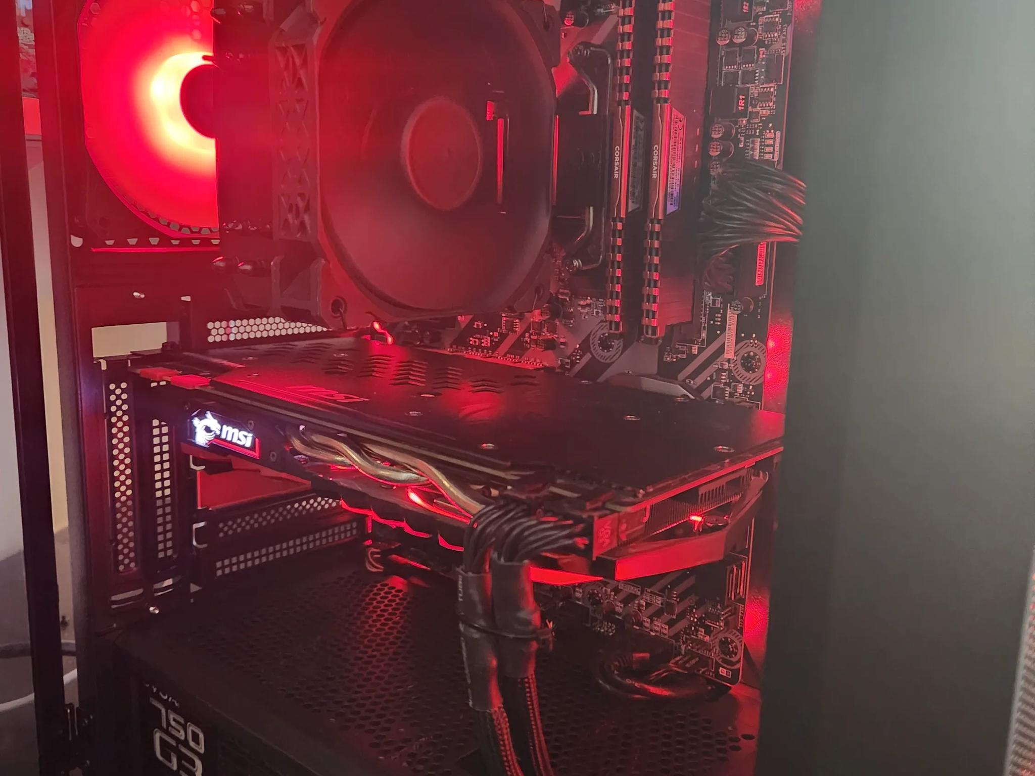 THE RED MONSTER: RTX 1070TI, Ryzen 7 1800X Fantastic value Gaming PC! With benchmarking video