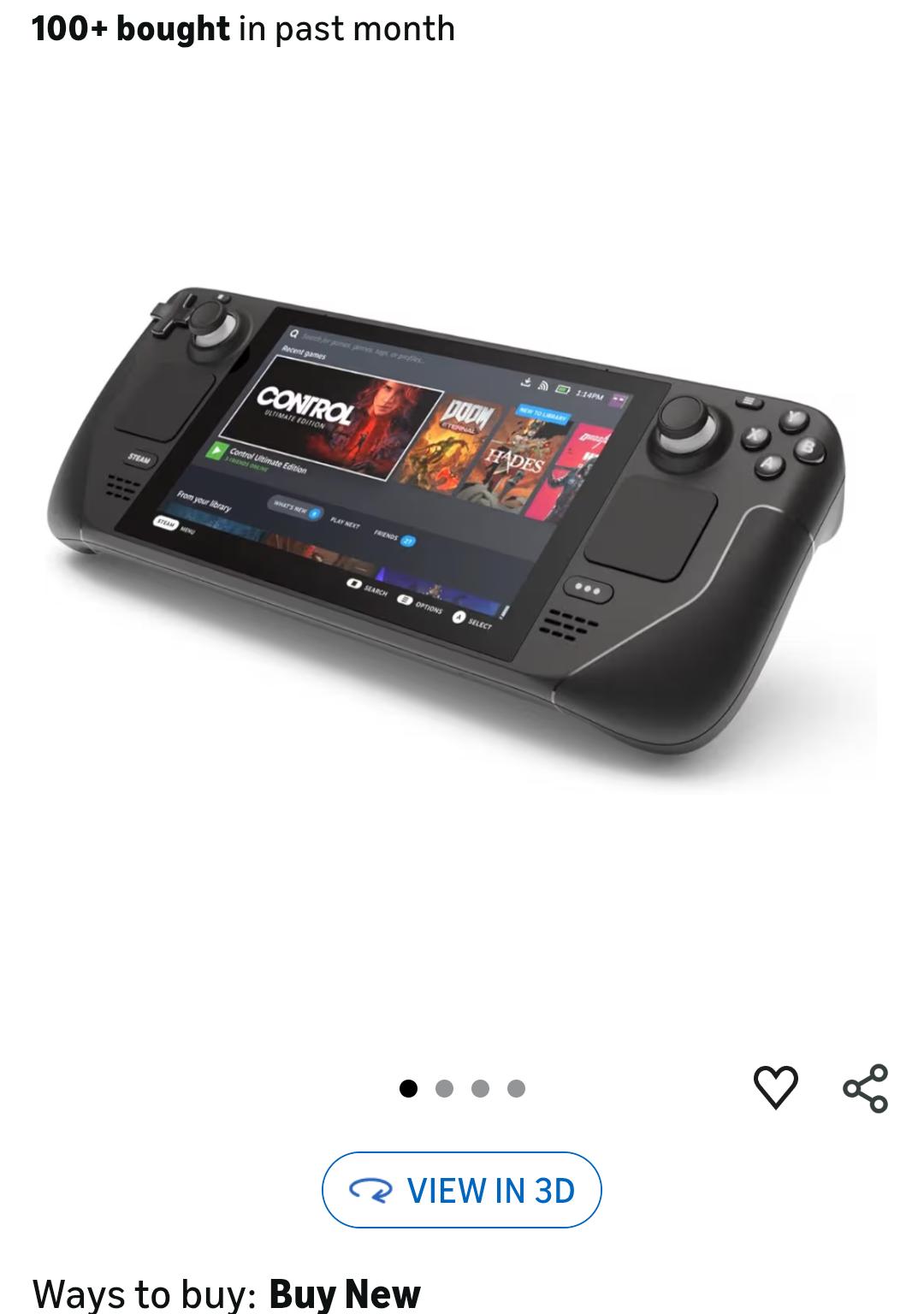 512GB LCD Steam Deck bundle