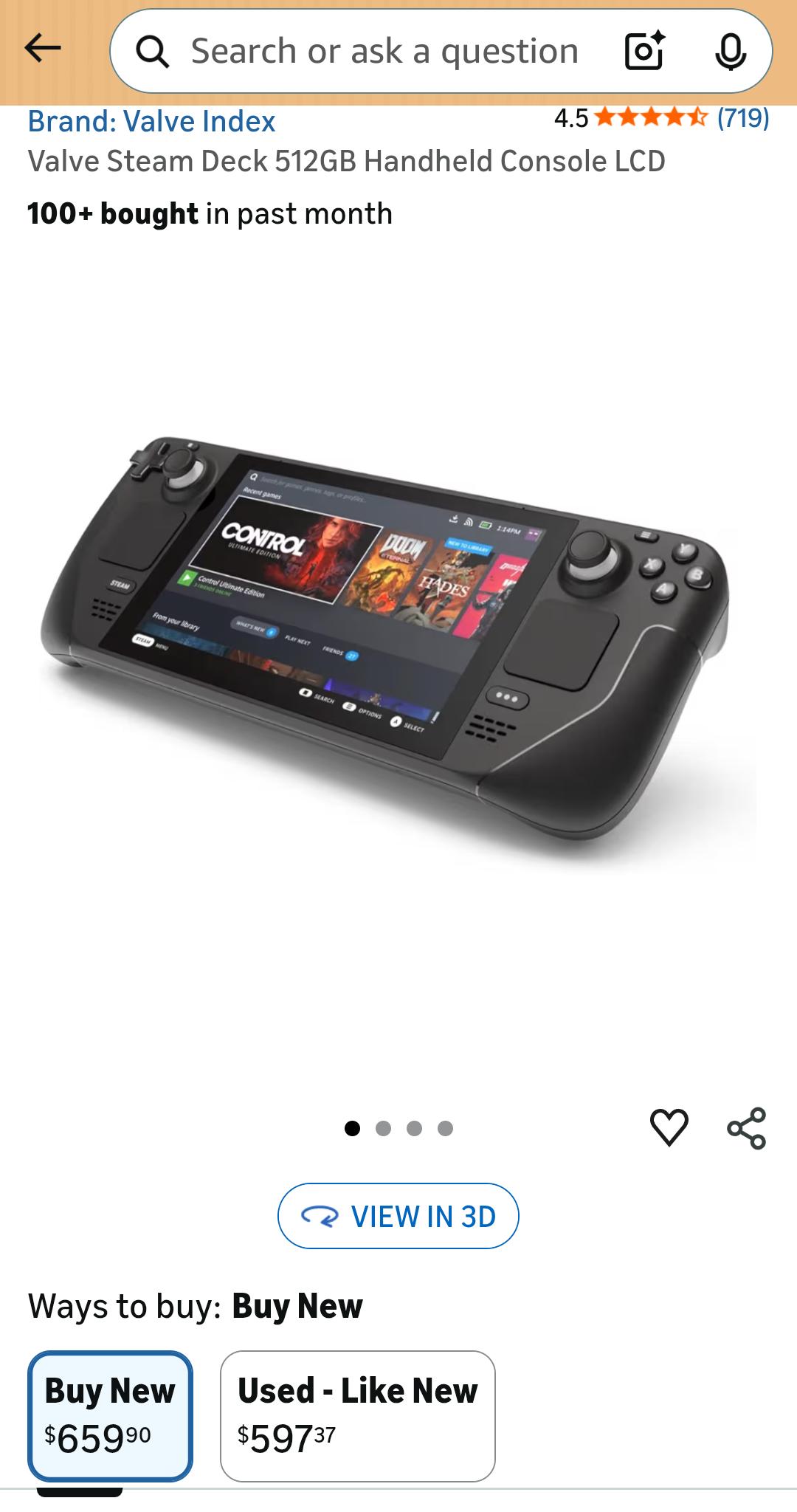 512GB LCD Steam Deck bundle