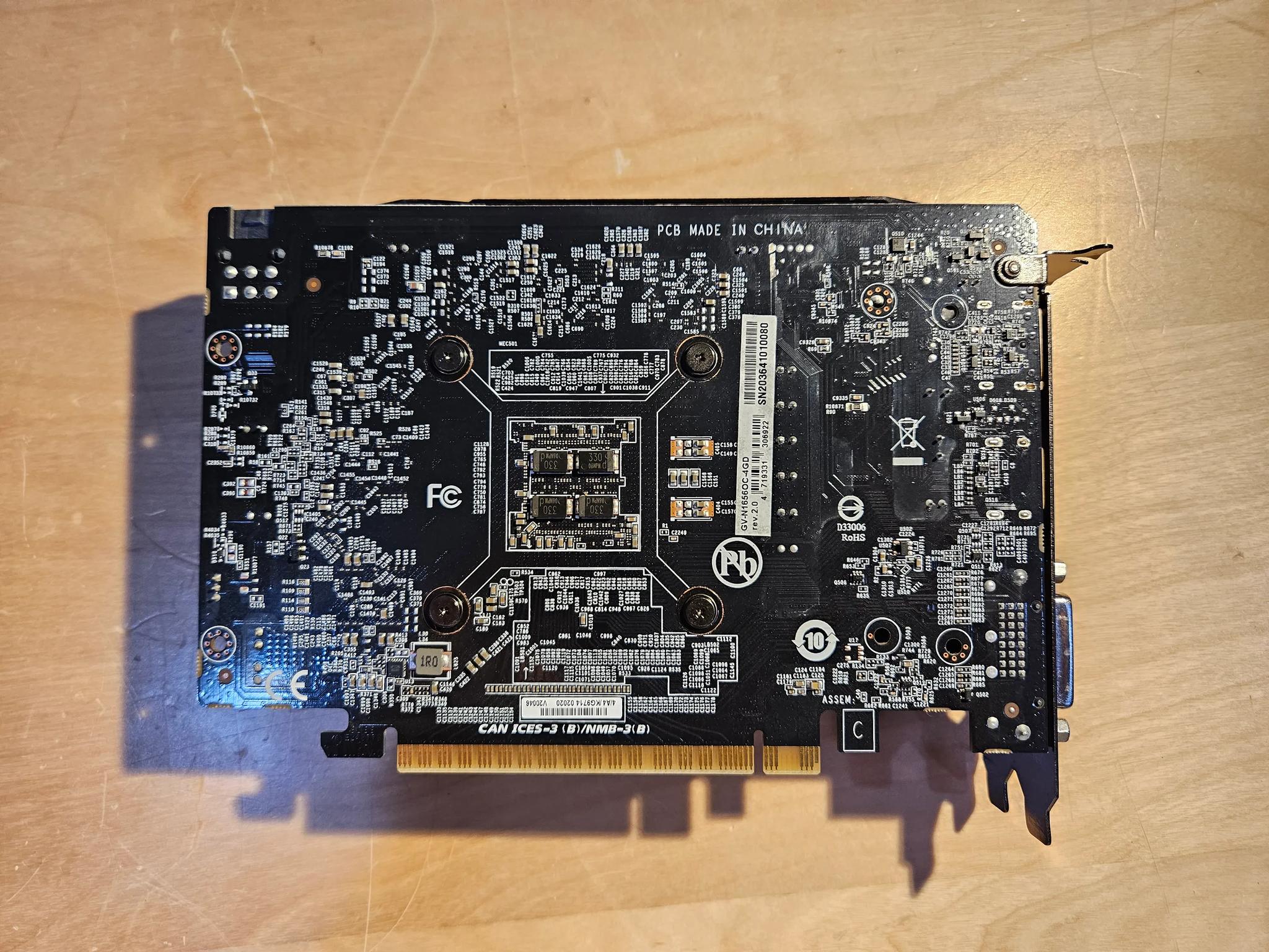 Gigabyte GTX 1650 D6 OC 4GB Graphics Card