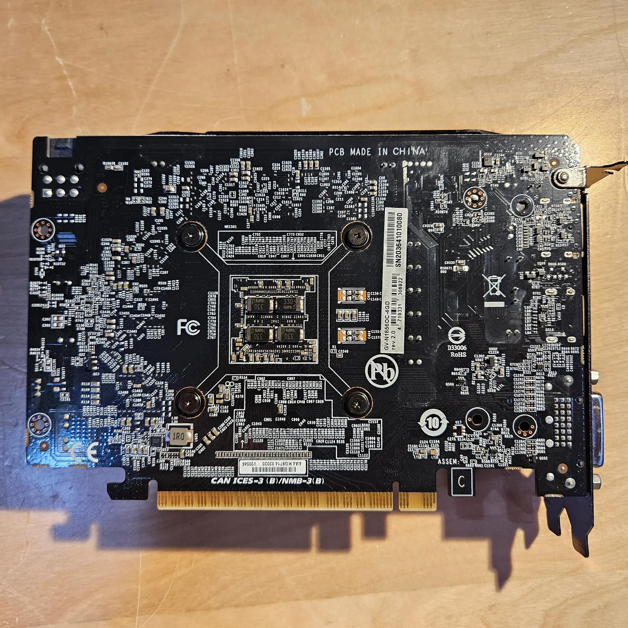 Gigabyte GTX 1650 D6 OC 4GB Graphics Card