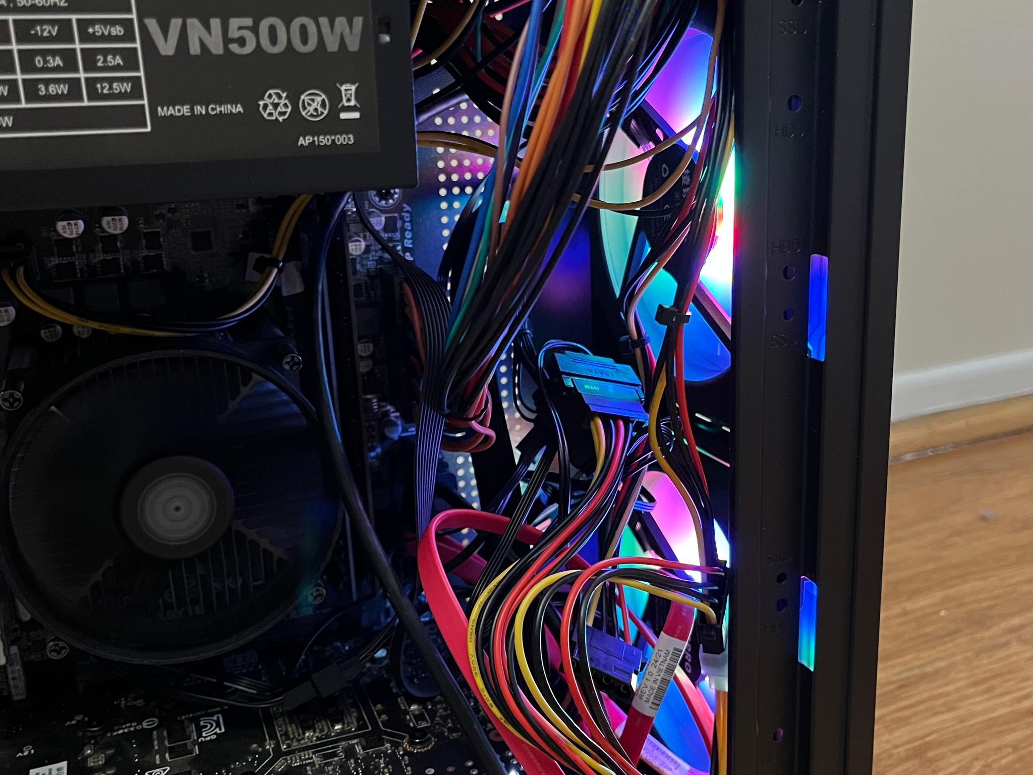NVIDIA RTX 2060, Intel Core i5-7500, 12GB DDR4 RAM, 870 GB Storage - Small Gaming PC w/ Wi-Fi & BT