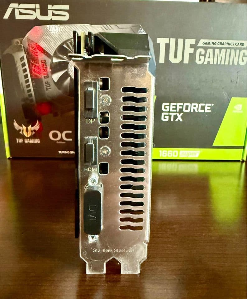 ASUS TUF Gaming GeForce GTX 1660 SUPER OC Edition 6GB Graphics Card