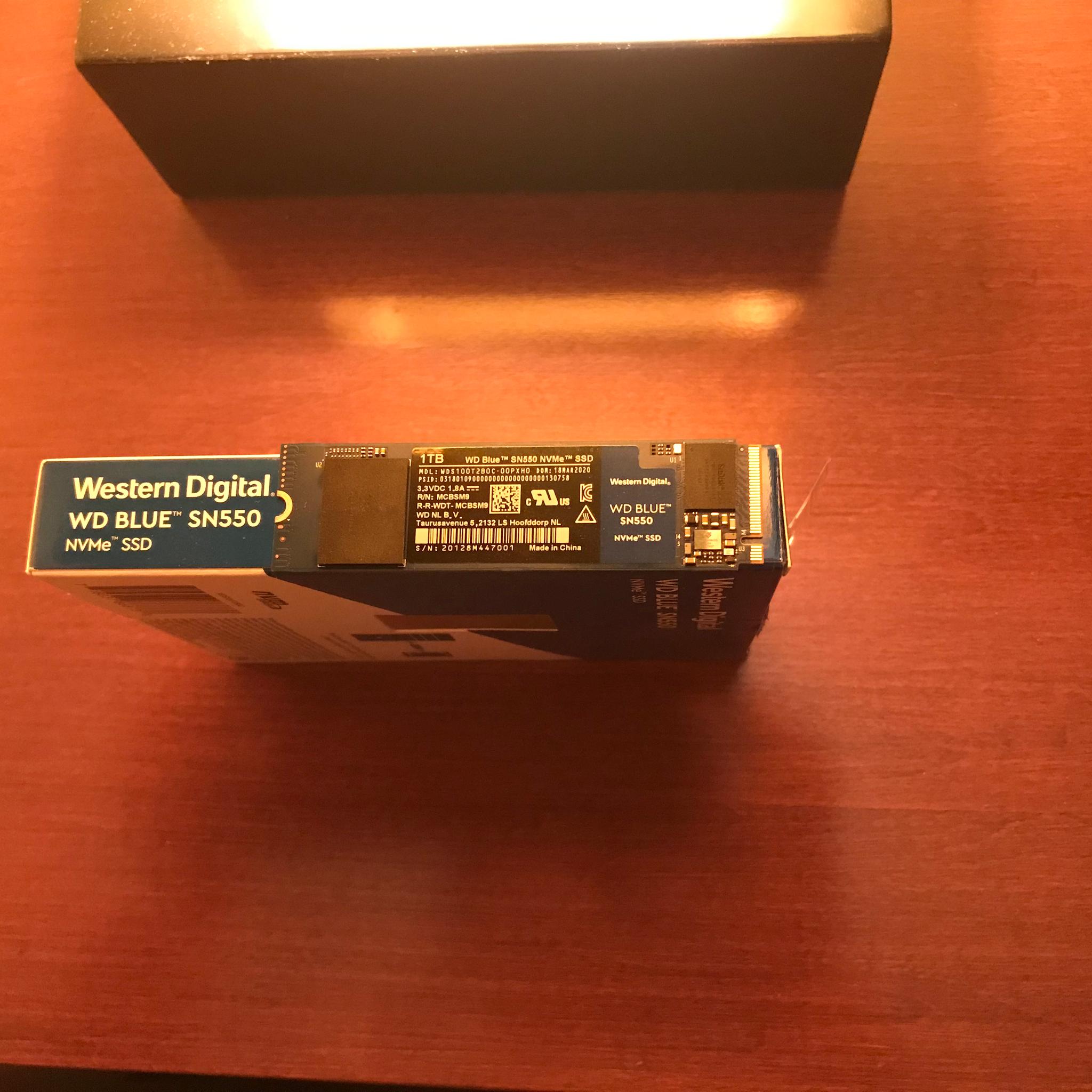 Western Digital SN550 1TB NVME