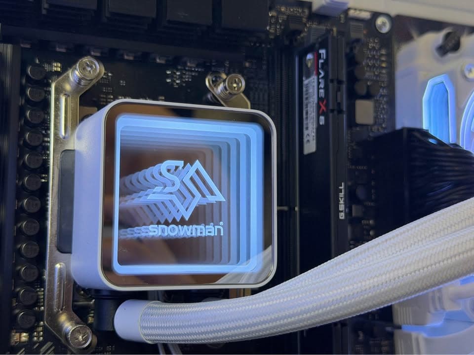 ⚪️ RTX 5060 TI 8gb | RYZEN 5 7600 | 1TB SSD | DDR5 RAM | WATER COOLED GAMING PC ⚪️