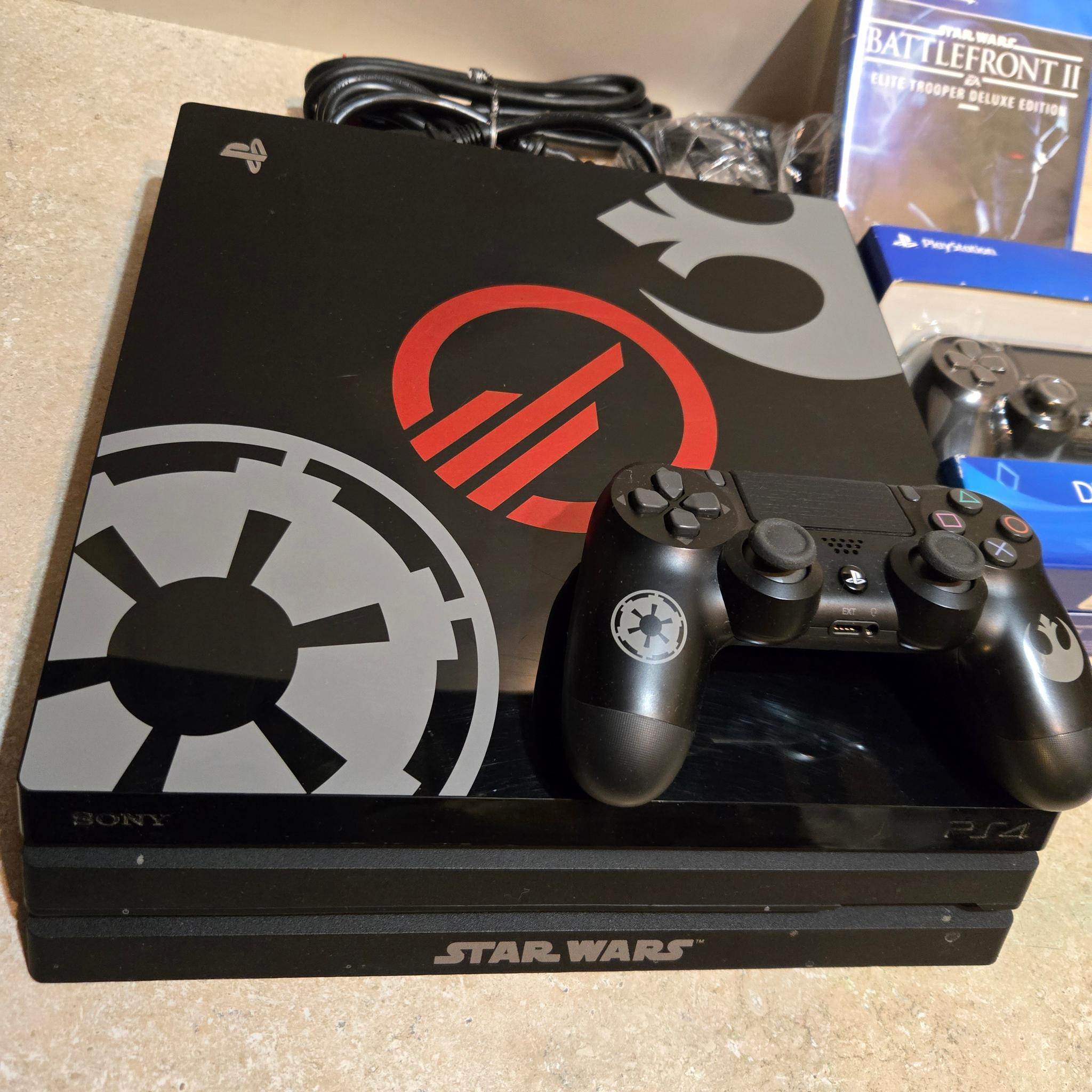 Playstation 4 Pro Console (PS4) - Star wars Battlefront 2 Edition