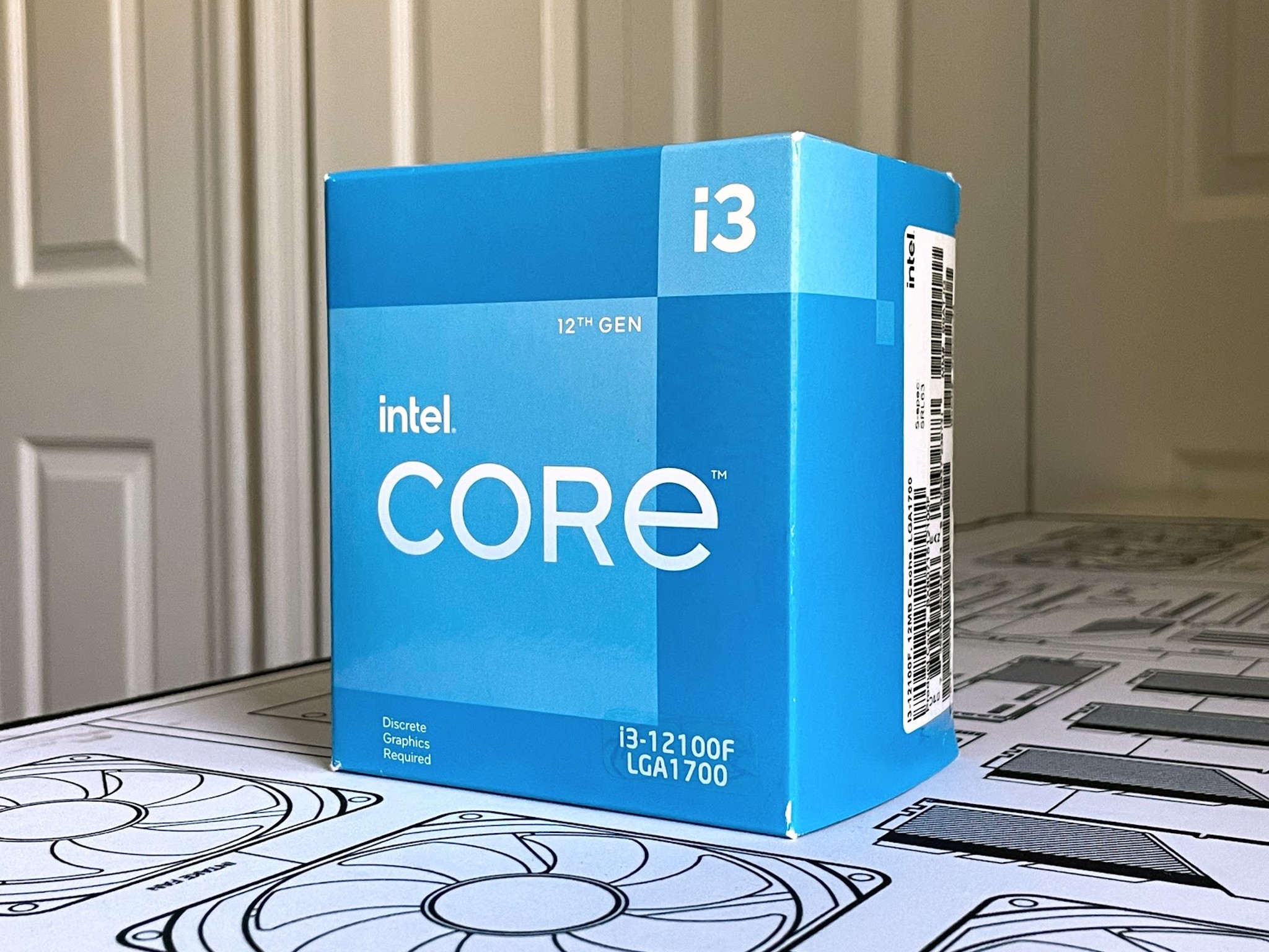 Intel i3-12100f 3.30GHz Quad-Core 12MB LGA1700 CPU Processor SRL63 58W