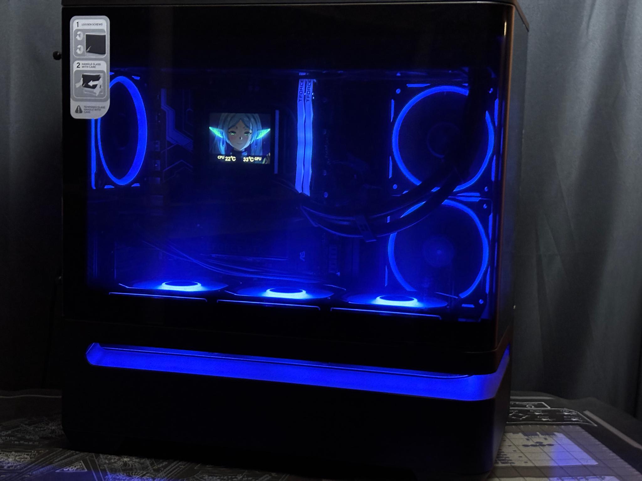 💙TRON PC💙 RTX 5060 | Ryzen 7600X | 16gb DDR5 | 1 TB M.2 SSD