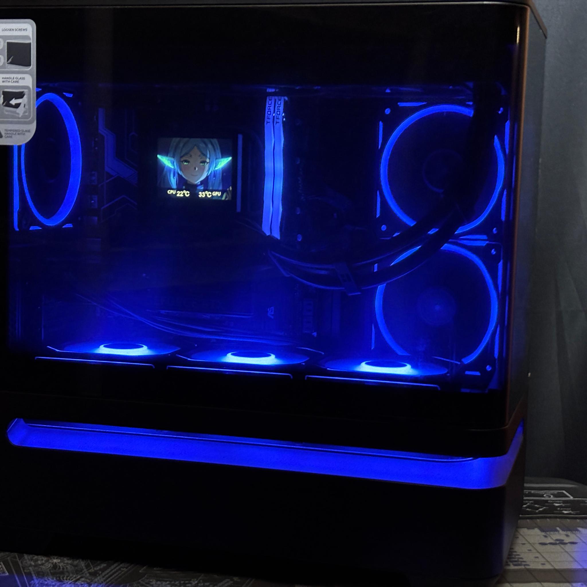 💙TRON PC💙 RTX 5060 | Ryzen 7600X | 16gb DDR5 | 1 TB M.2 SSD