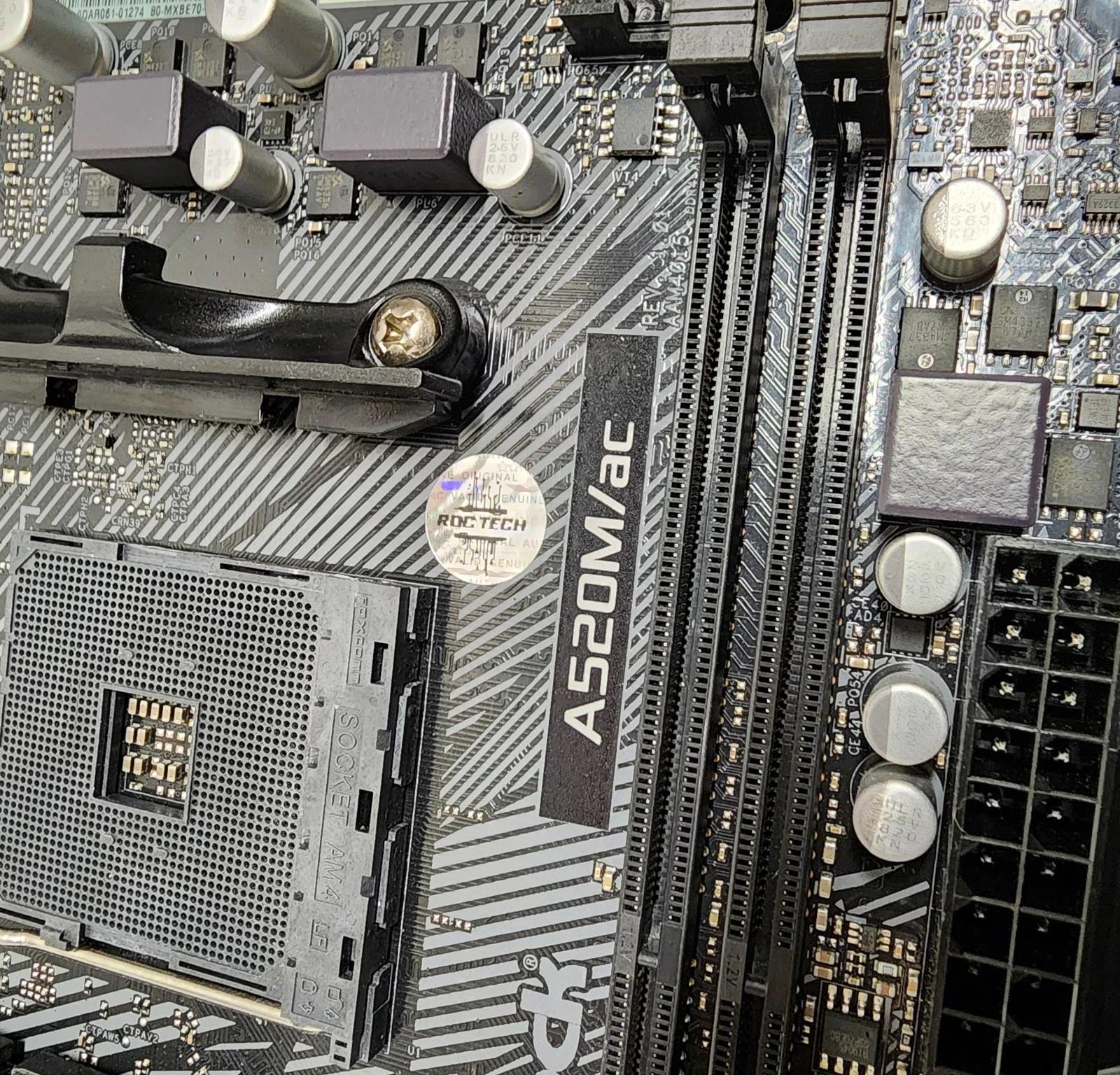 ASROCK A520M/AC WIFI DDR4 AM4 MATX MOTHERBOARD