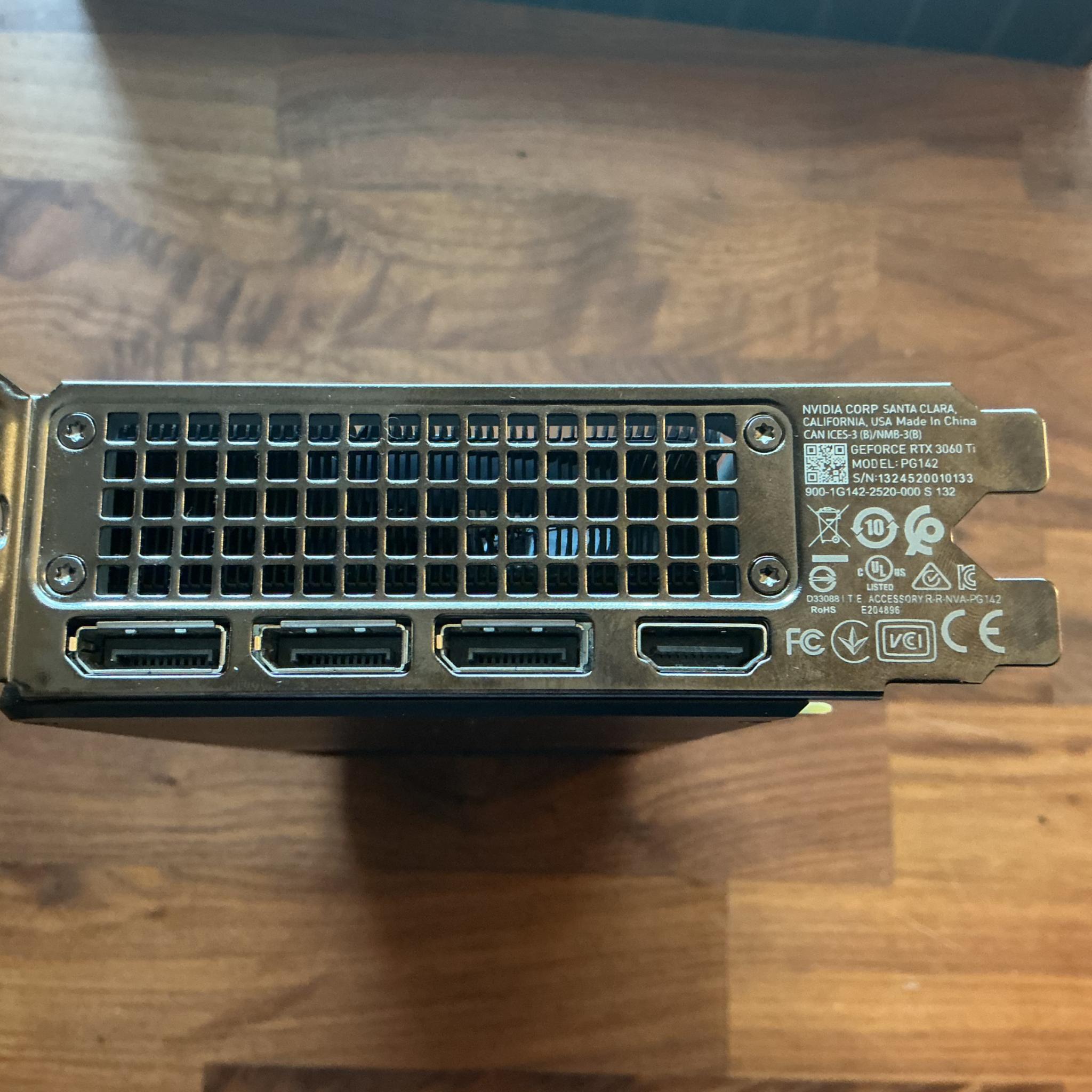 Nvidia RTX 3060 ti Founders Edition