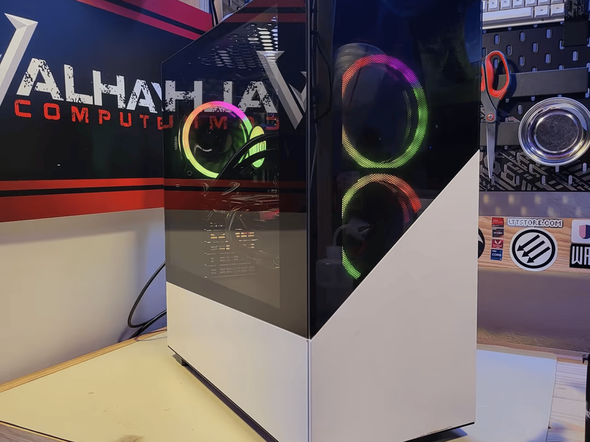 AMD Ryzen 7 3700x (8 core), RX 5700xt, Liquid / water cooled, 16 gigs of ram HW banned in fortnite
