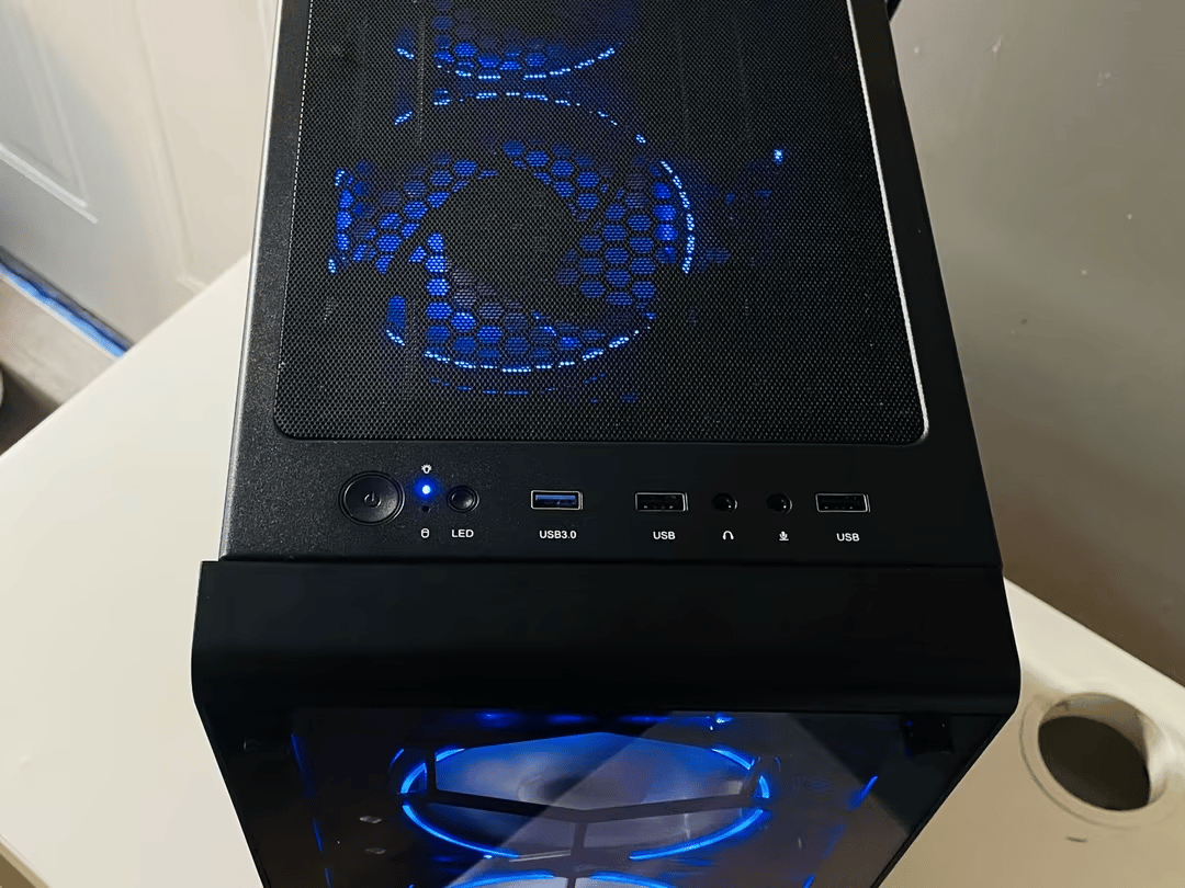 BLUE BUDGET RGB GAMING PC | Intel Core I5-3570K | PNY GeForce GTX 670 | Corsair XMS3 16gb 