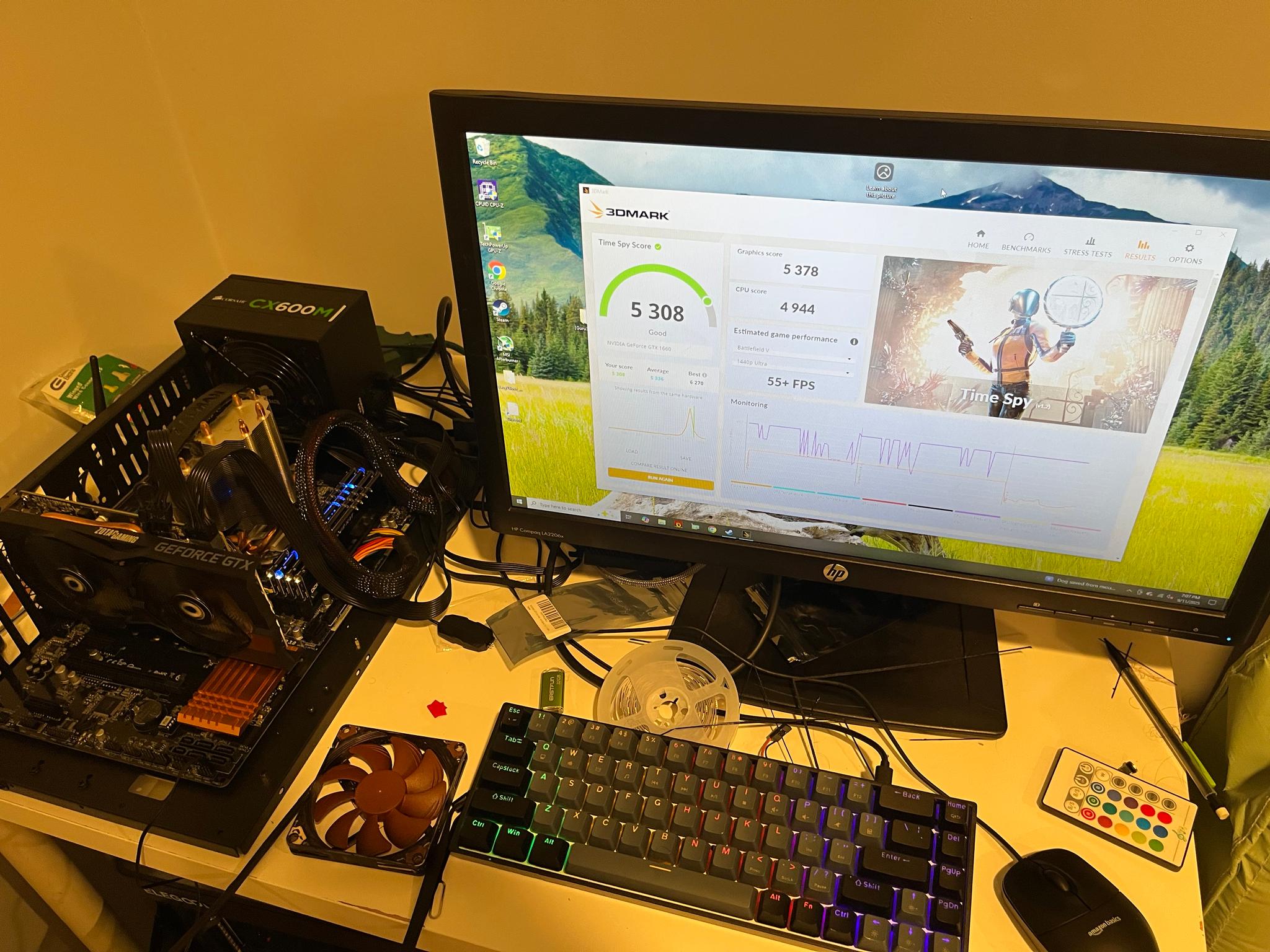 Bundle - Nvidia GTX 1660 GPU Graphics card - Intel 6700k - 32GB RAM/PSU/SSD - BYO case bundle