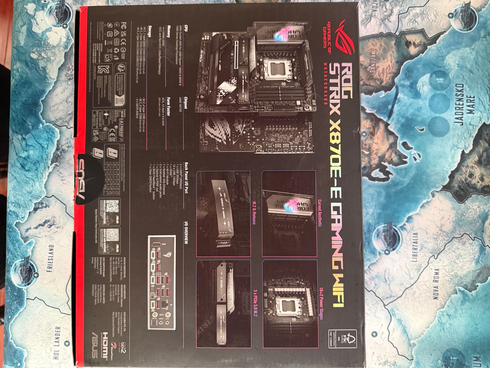 ASUS Rog Strix X870E-E Gaming WiFi motherboard