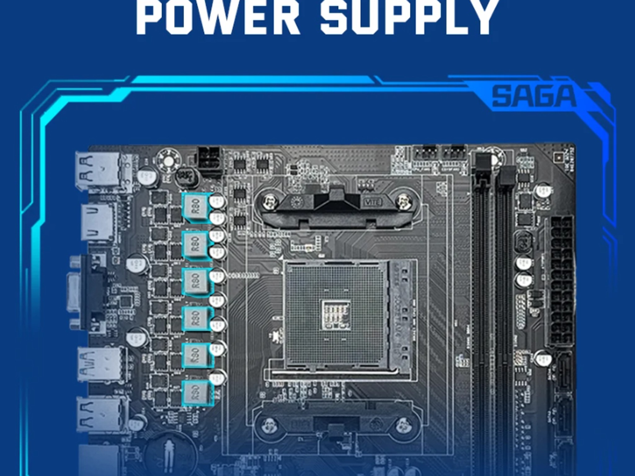 AM4 Micro-ATX Motherboard – Ryzen 3000/4000/5000 Support + M.2 NVMe